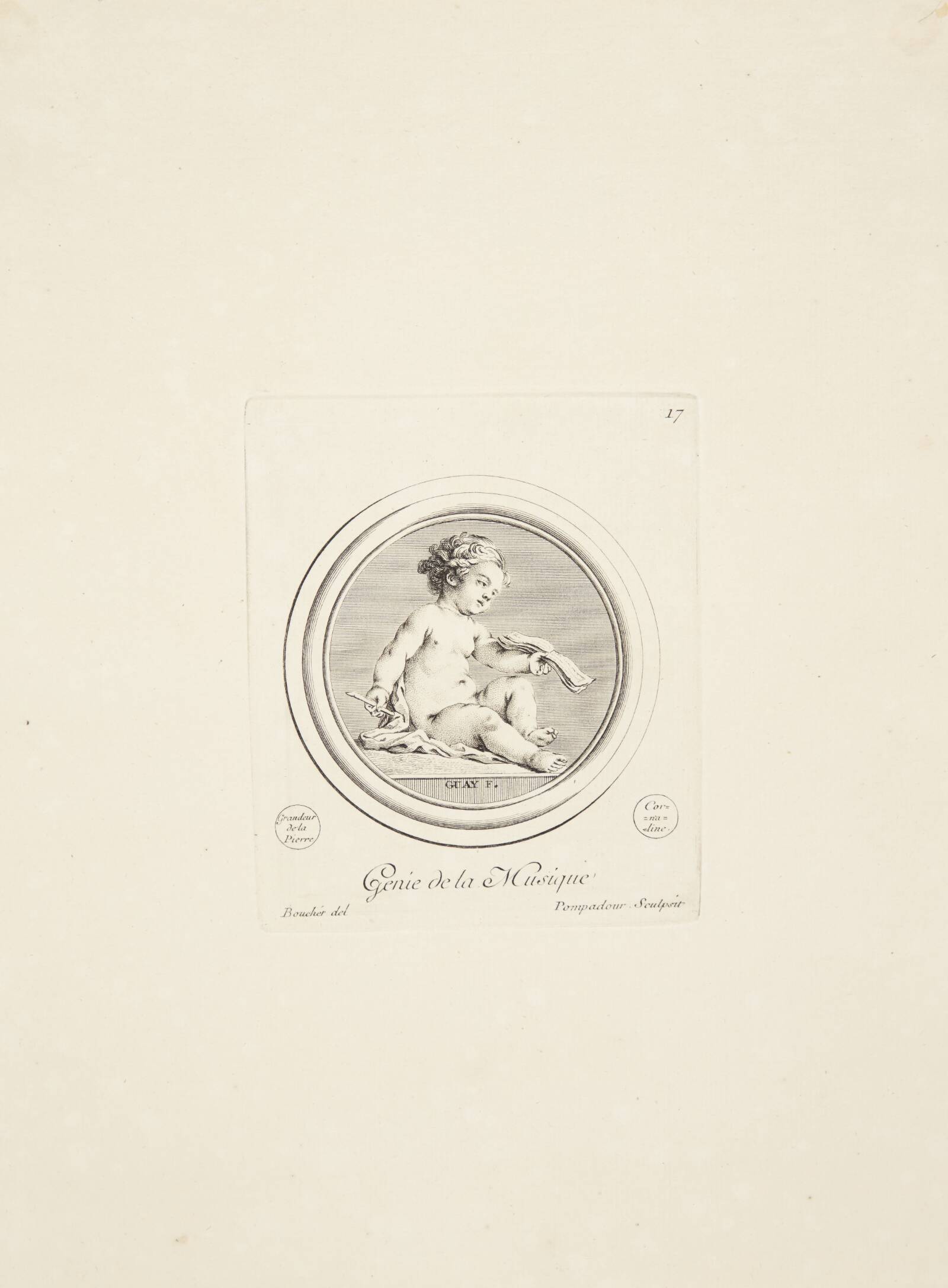 Musikkens genius, Madame de Pompadour, 1753-1757