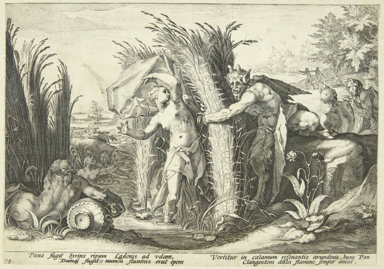 Pan og Syrinx, Ubekendt, 1589