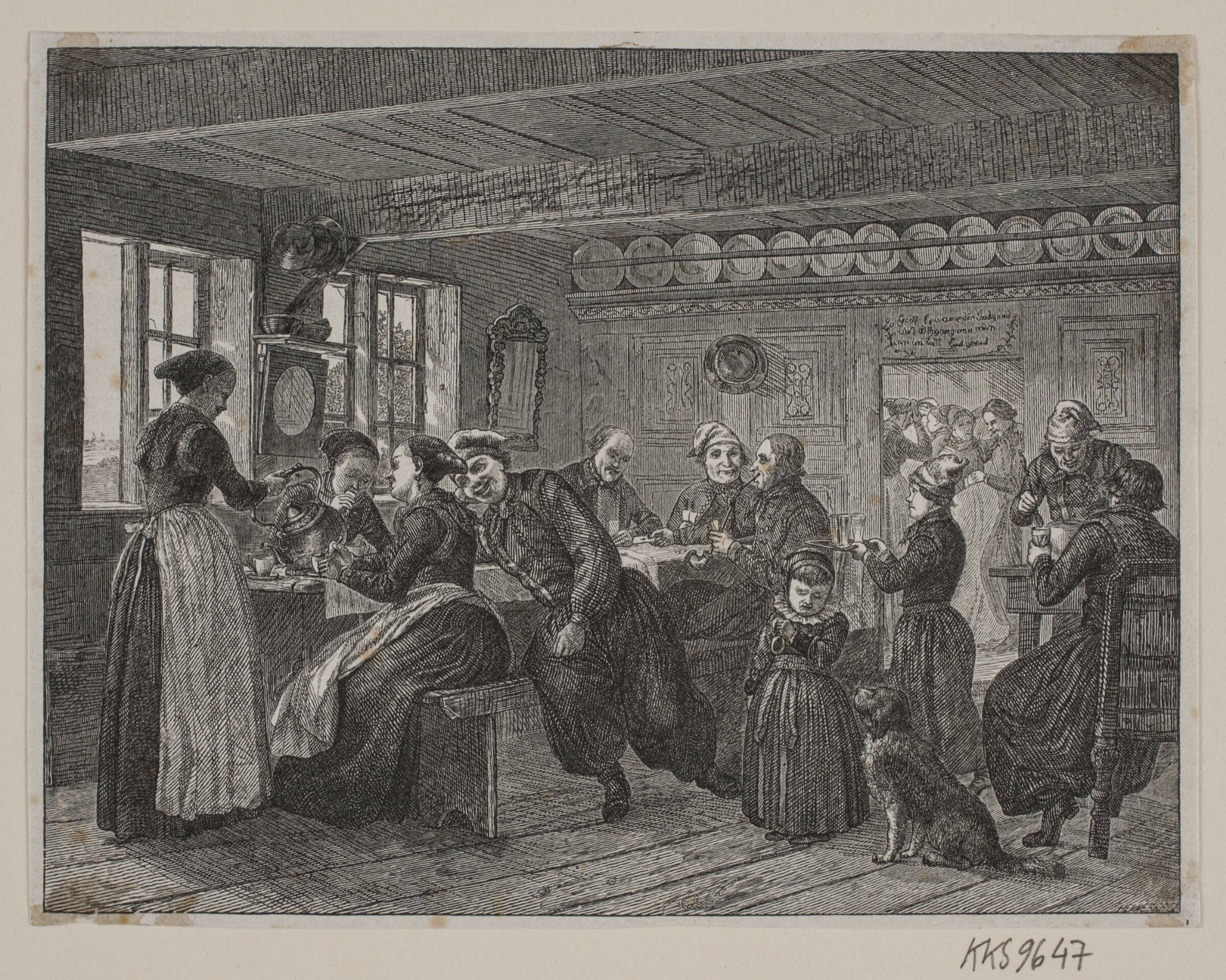Gilde på Amager, H.C. Henneberg, 1855