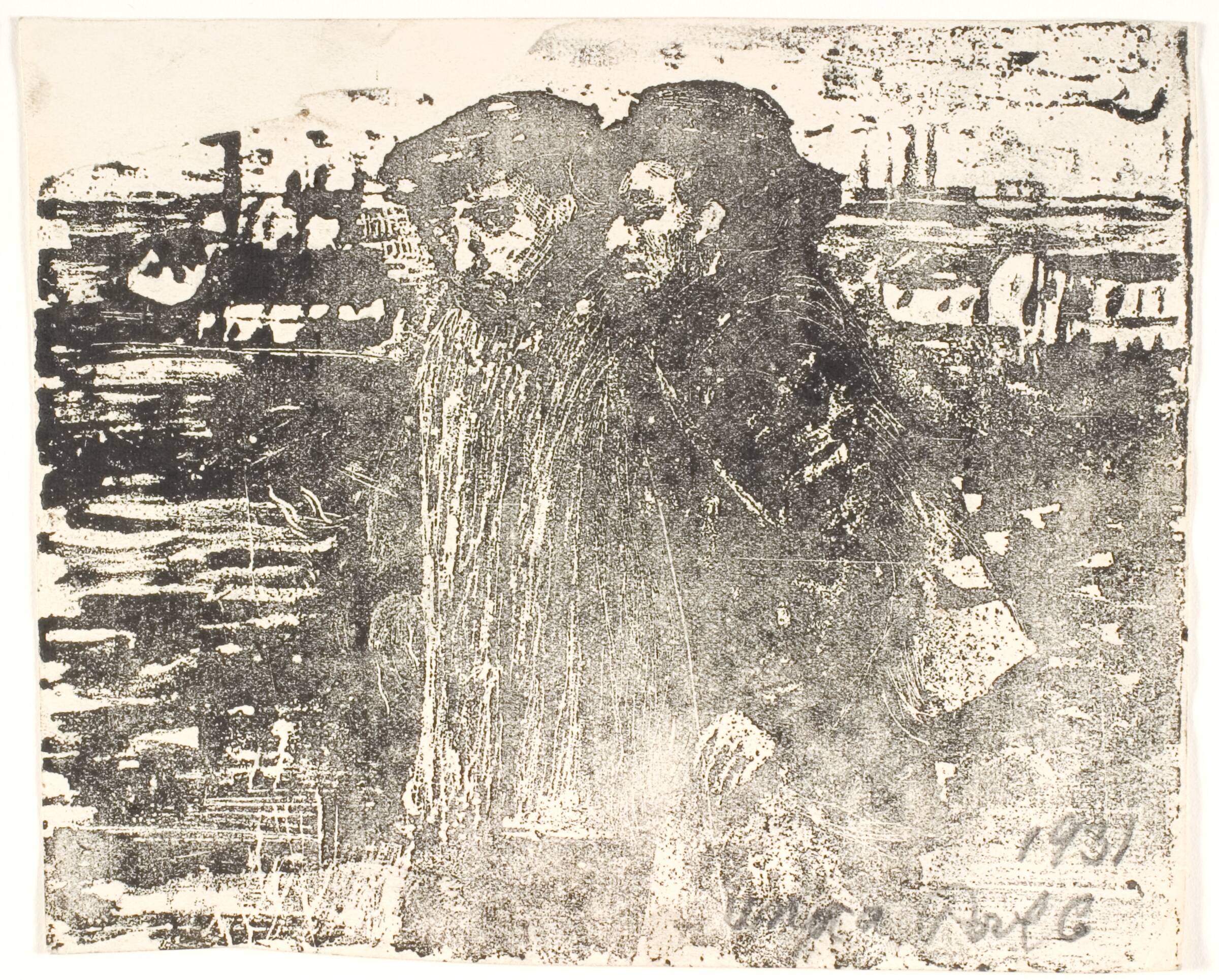 To gående mænd, Povl Christensen, 1931