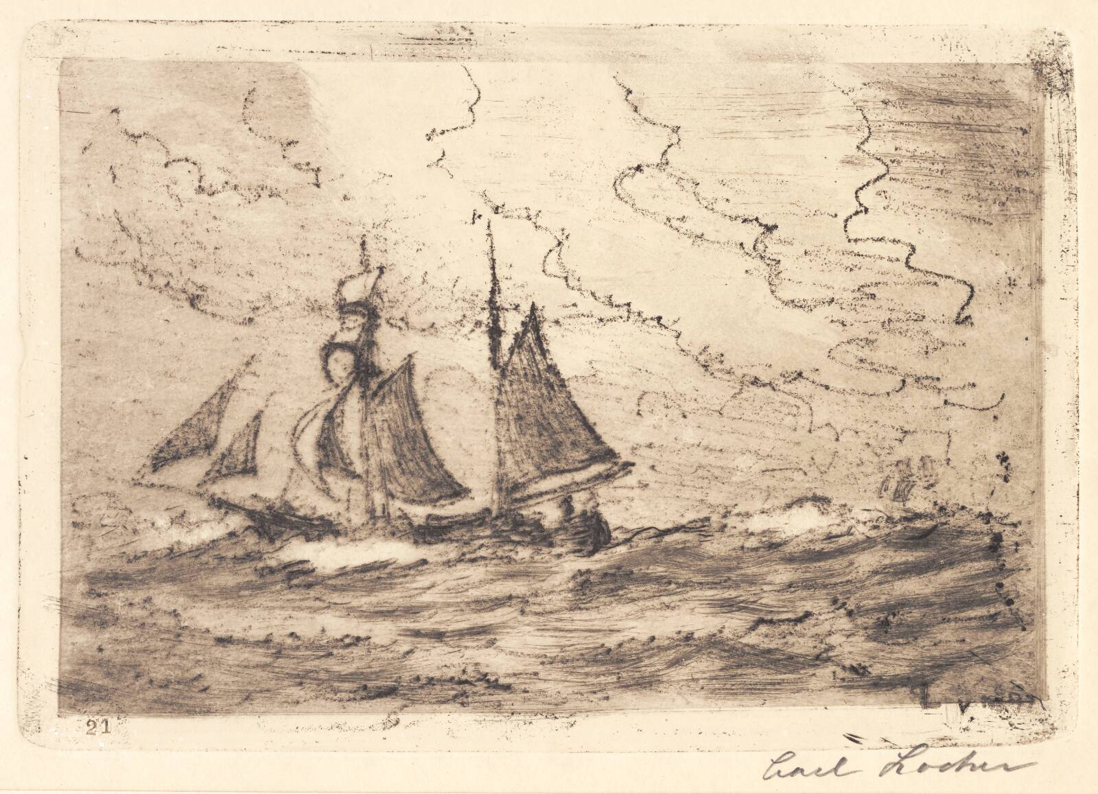 Stiv kuling, Carl Locher, 1897