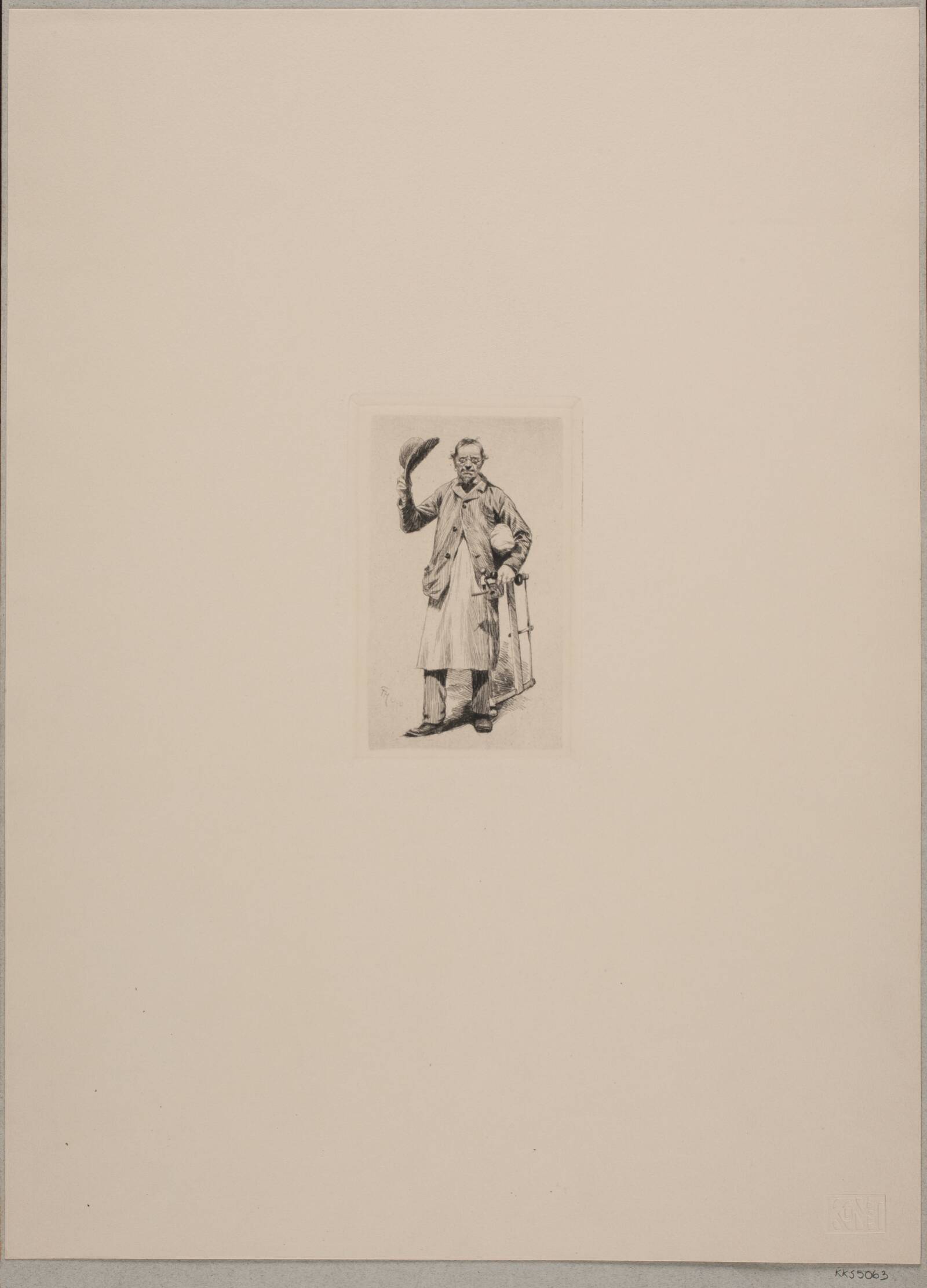 En snedkersvend, Frants Henningsen, 1900