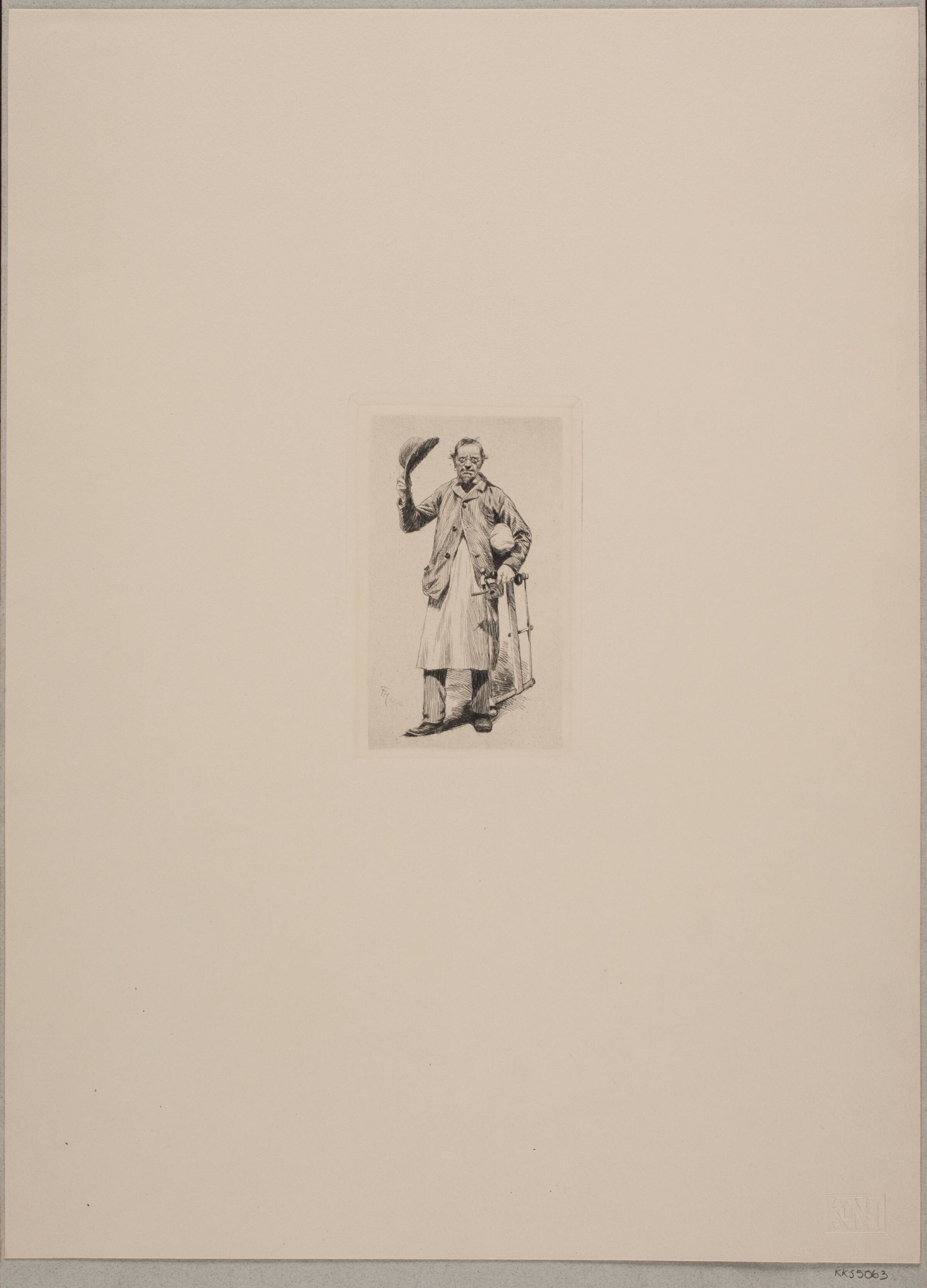 En snedkersvend, Frants Henningsen, 1900