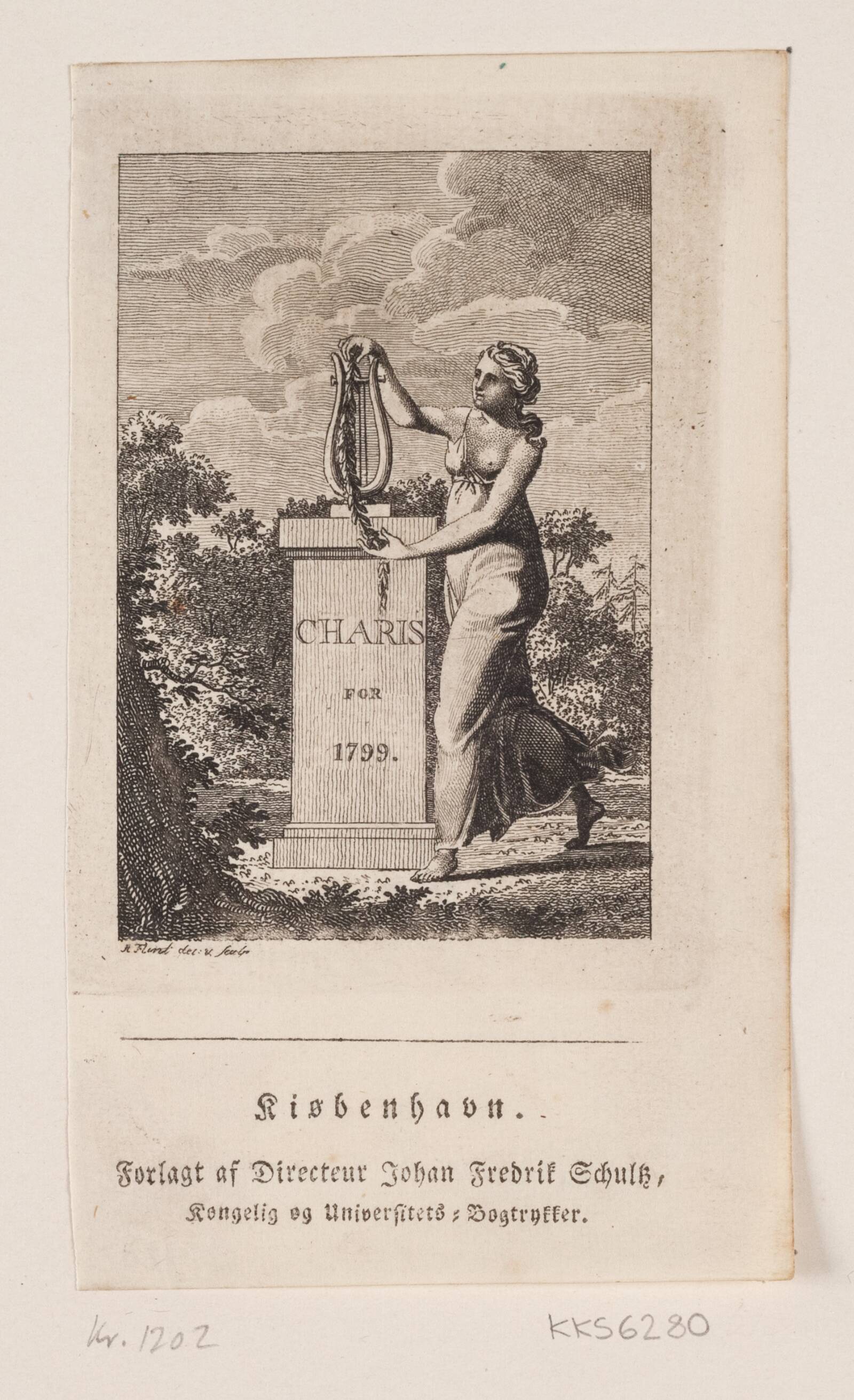 Titelvignet til Charis, Andreas Flint, 1799