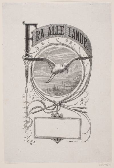 Omslag (?) til tidsskriftet "Fra alle Lande"