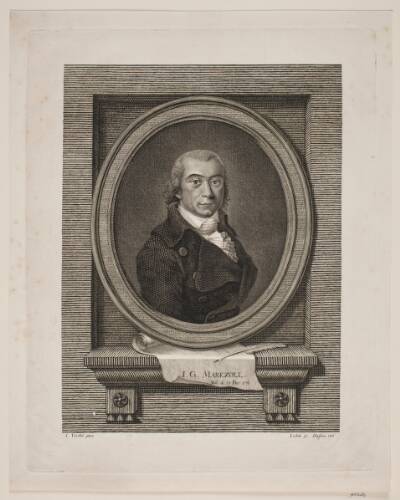 Portræt af Johann Gottlob Marezoll