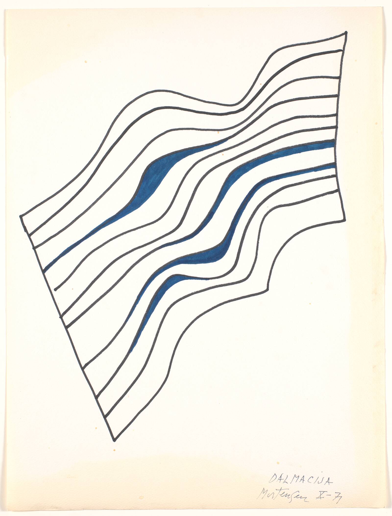 "Dalmacija", Richard Mortensen, 1971
