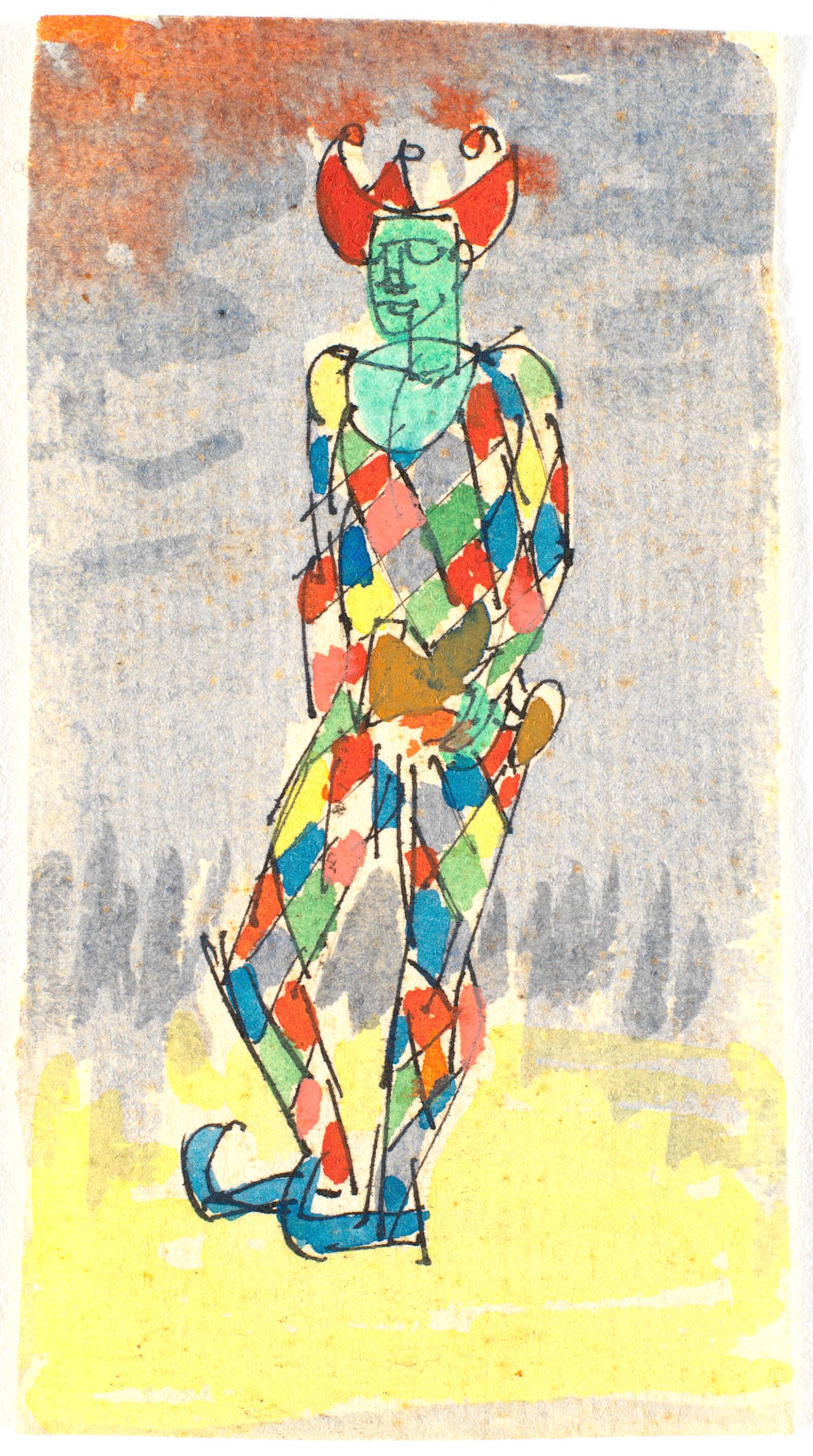 Harlekin, Richard Mortensen, 1943-1947