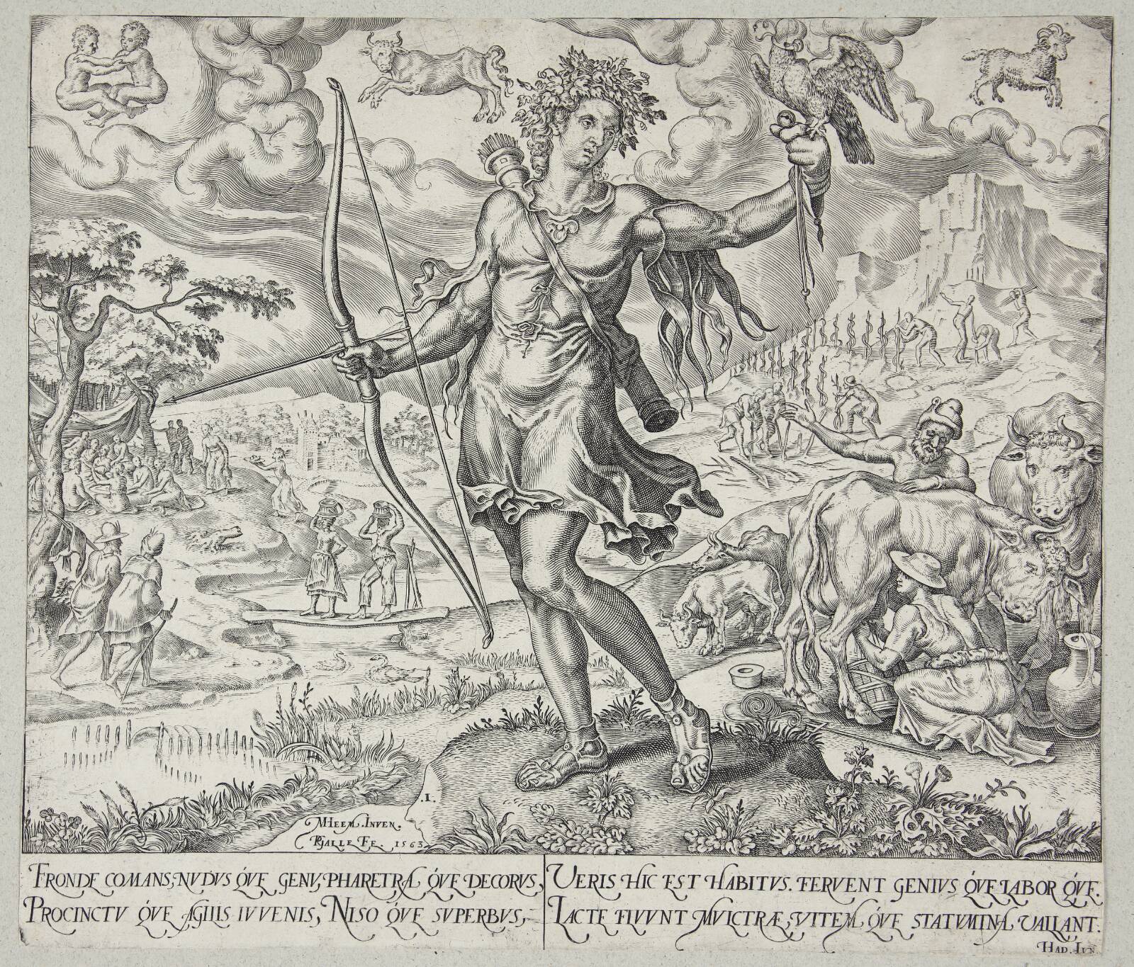 Forår, Philips Galle, 1563