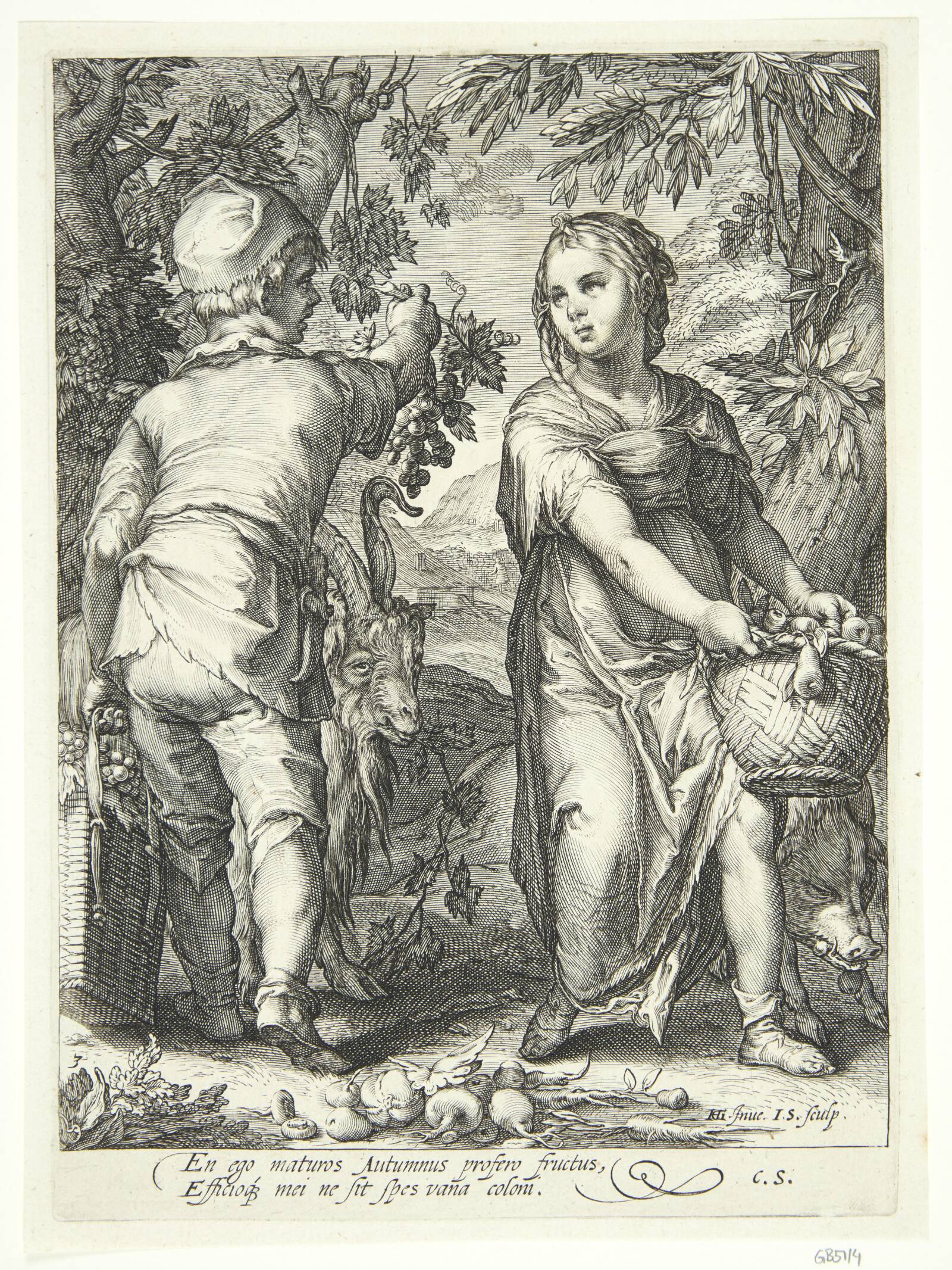 Efterår, Jan Saenredam, 1601