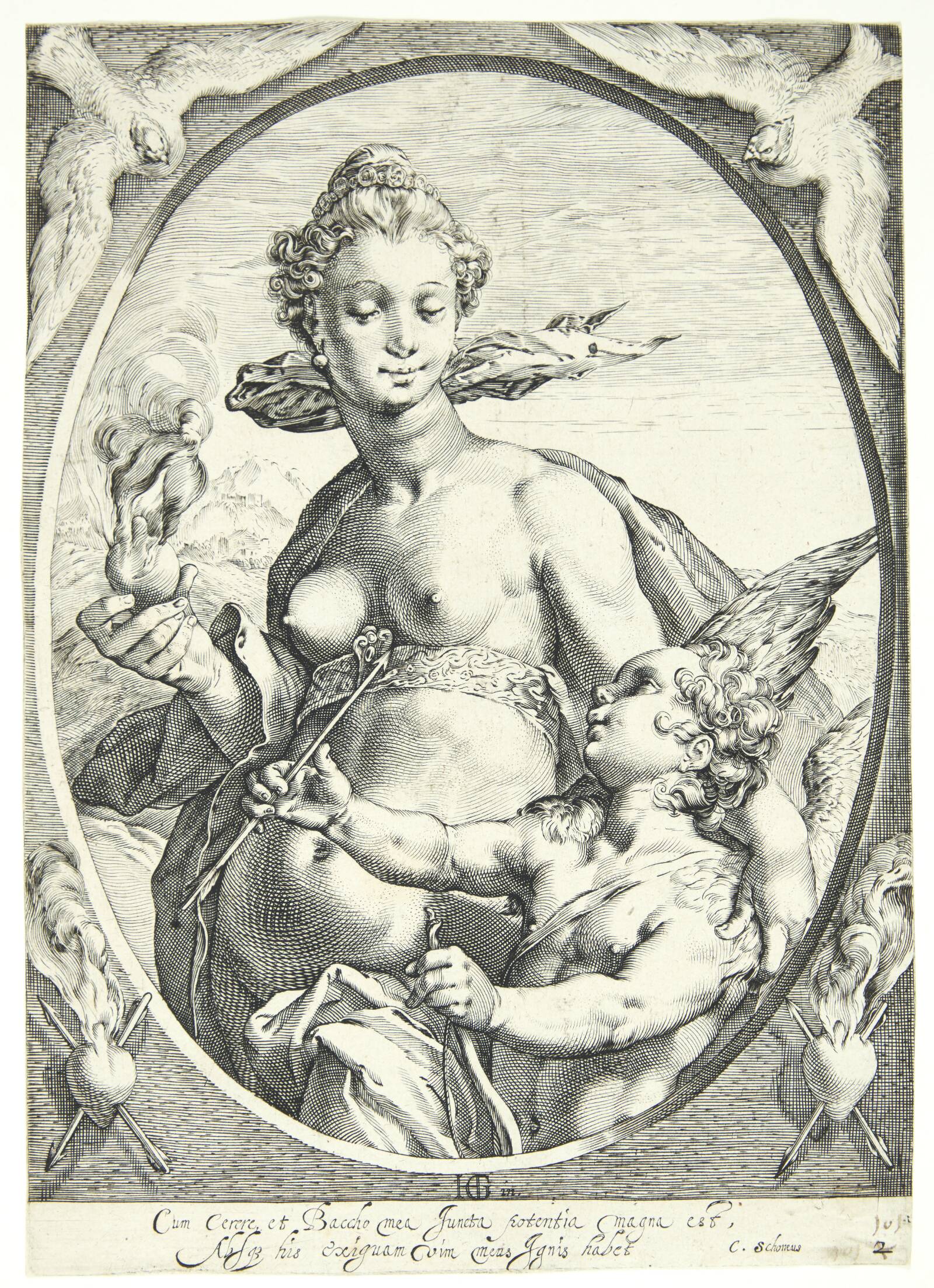 Venus og Amor, Ubekendt, 1613