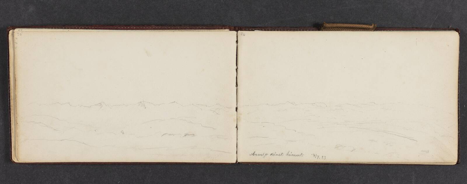 Fjeldlandskab, Lars Møller, 1883