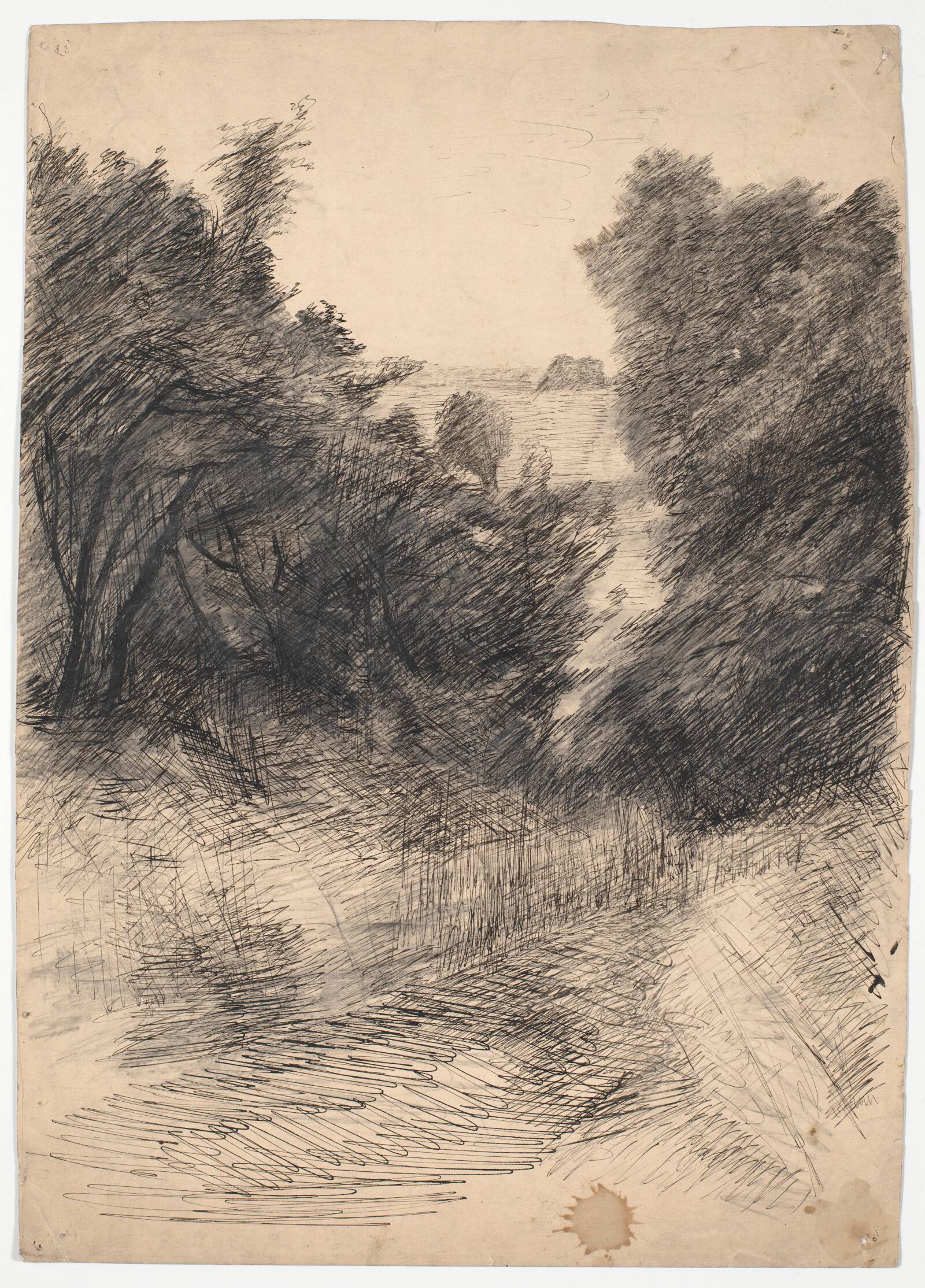 Træstudie, Poul S. Christiansen, 1888-1891