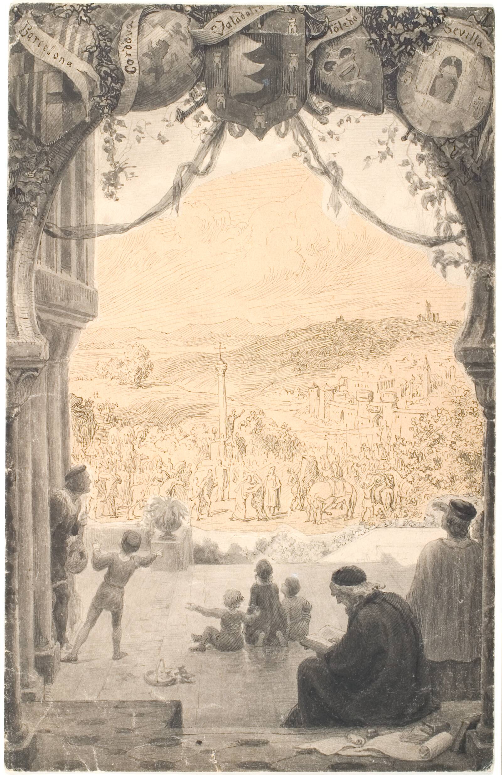 I Valladolid, Lorenz Frølich, 1878