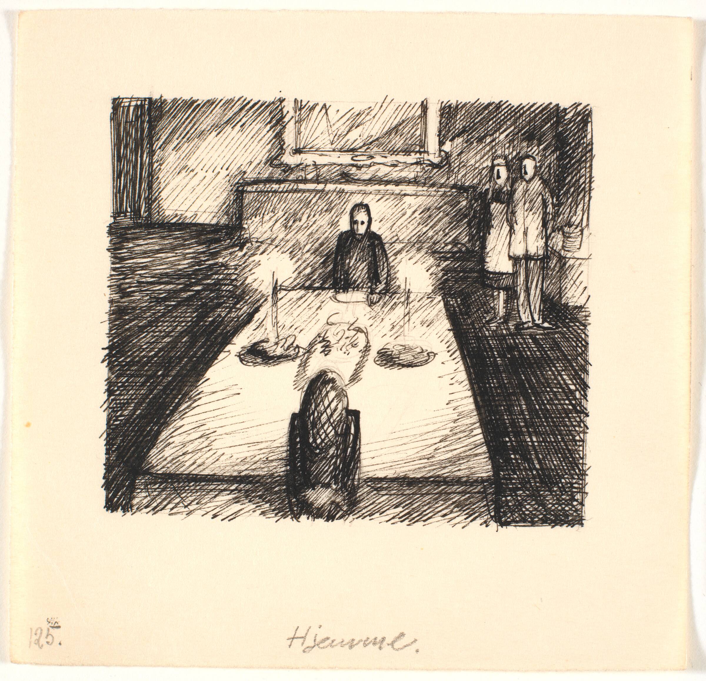Hjemme, Palle Nielsen, 1949