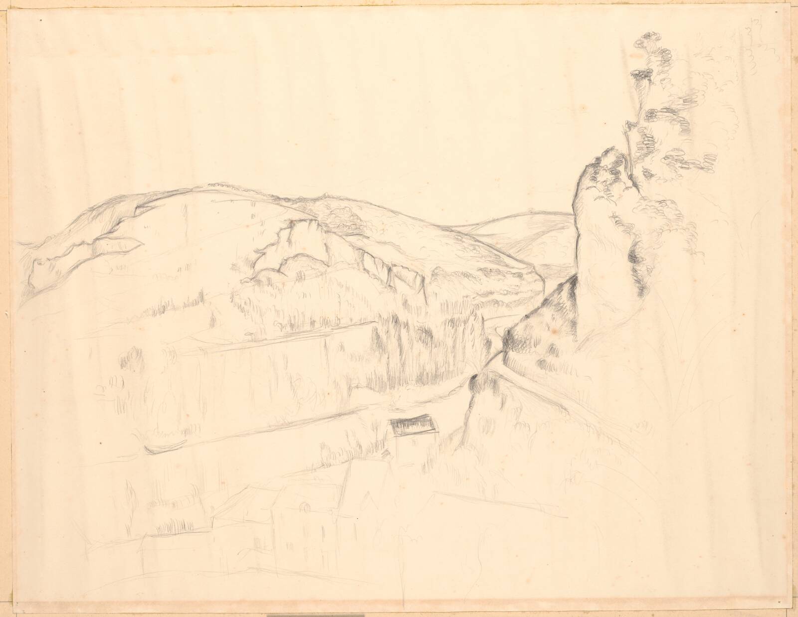 Udsigt over Lotdalen, André Derain, 1912