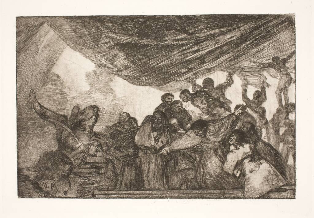 Ren dårskab (Uden at appellere til hverken Gud eller til Djævelen), Francisco de Goya, 1815-1824