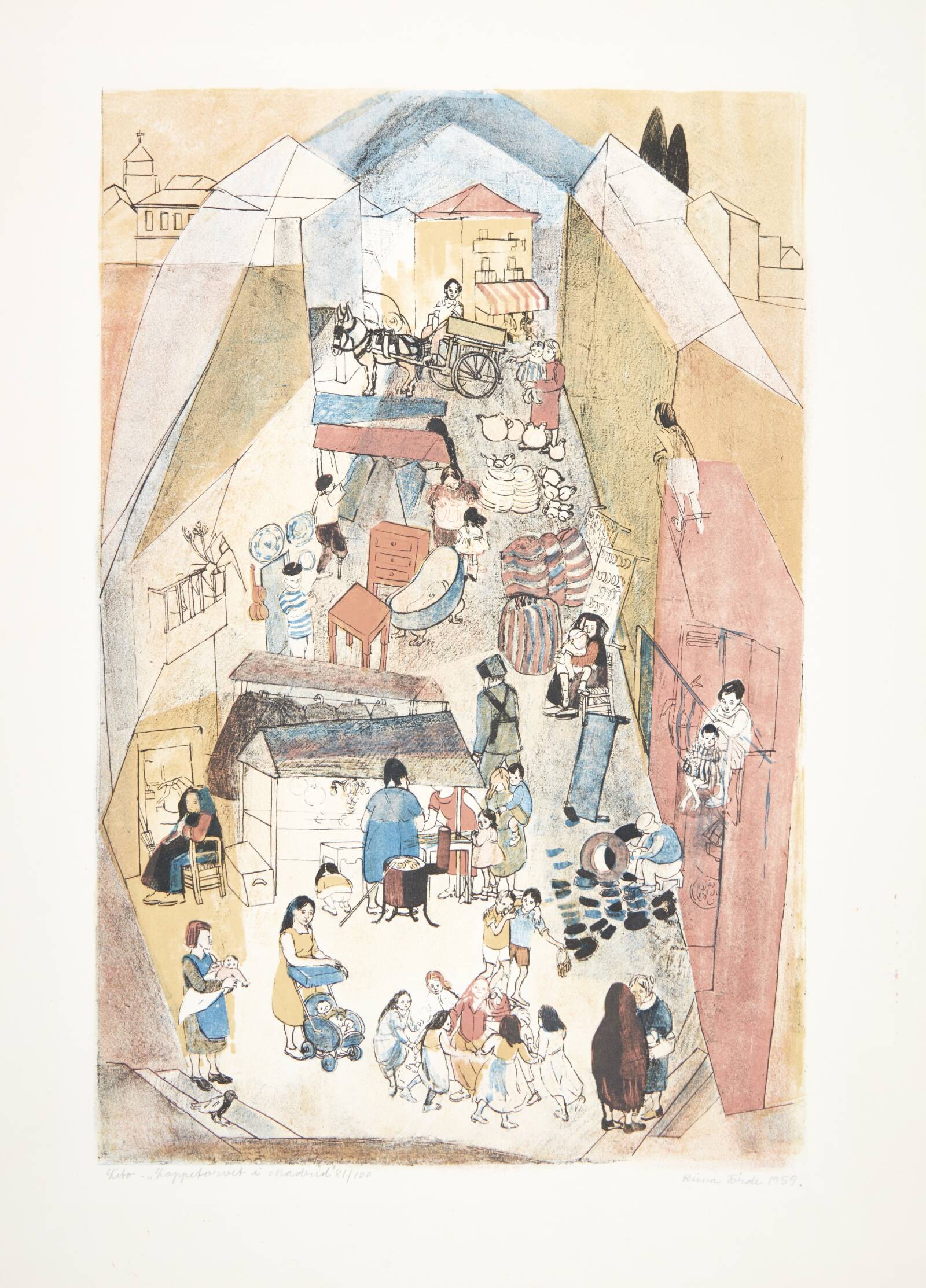 "Loppetorvet i Madrid", Runa Karin Førde, 1959