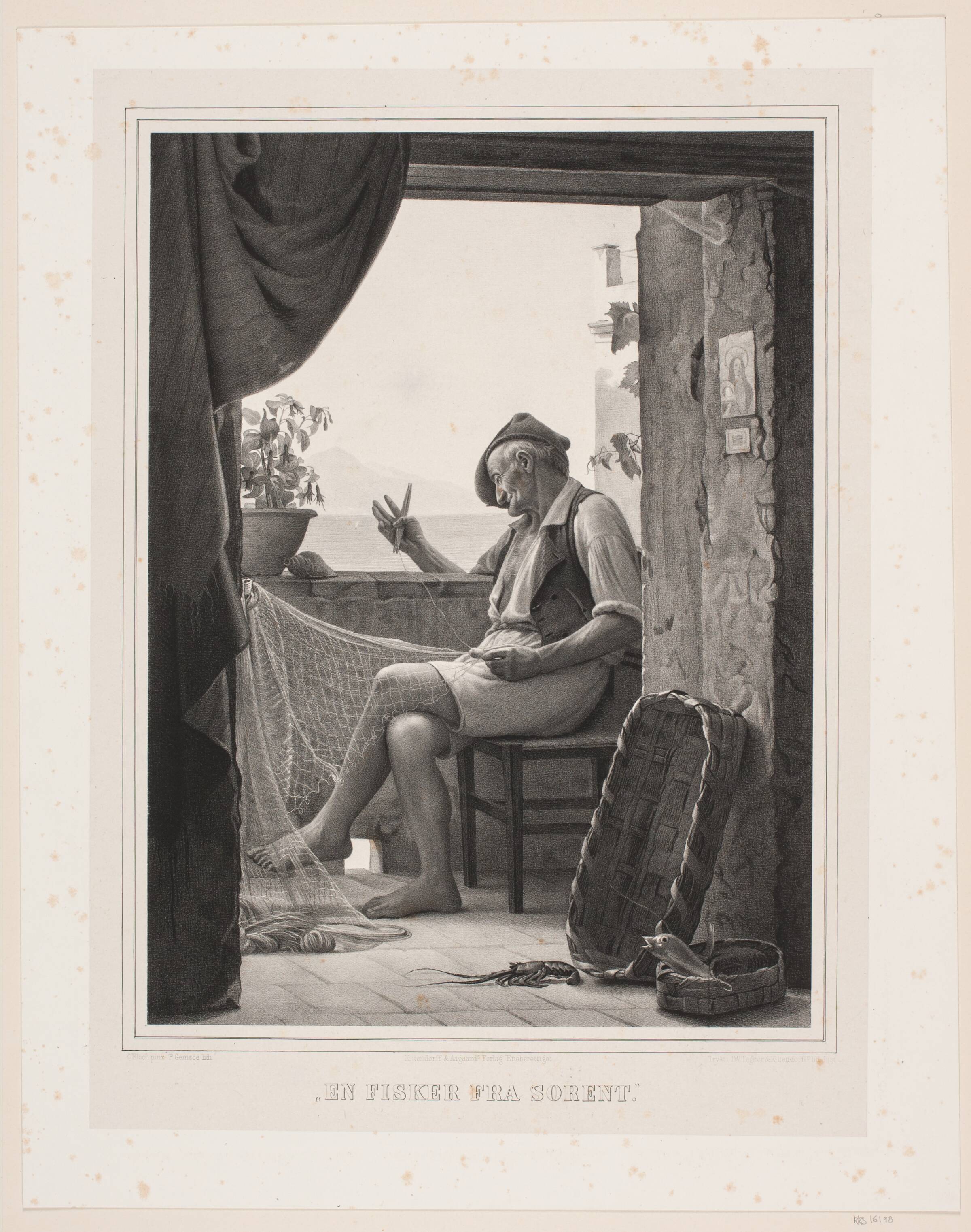 En fisker fra Sorent, Peter Henrik Gemzøe, 1861-1878