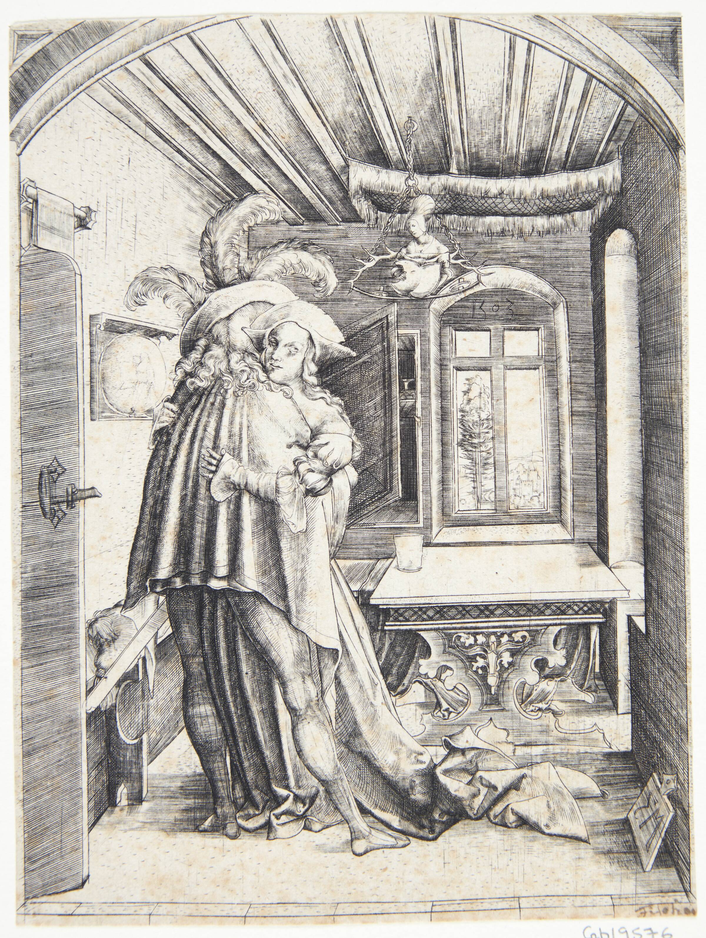Omfavnelsen, Monogrammist MZ, 1490-1510