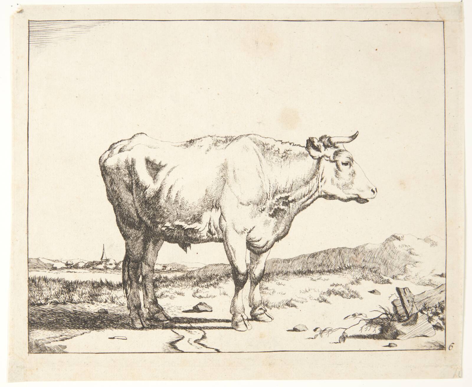 Stående stud mod højre, Marcus de Bye, 1638-1690