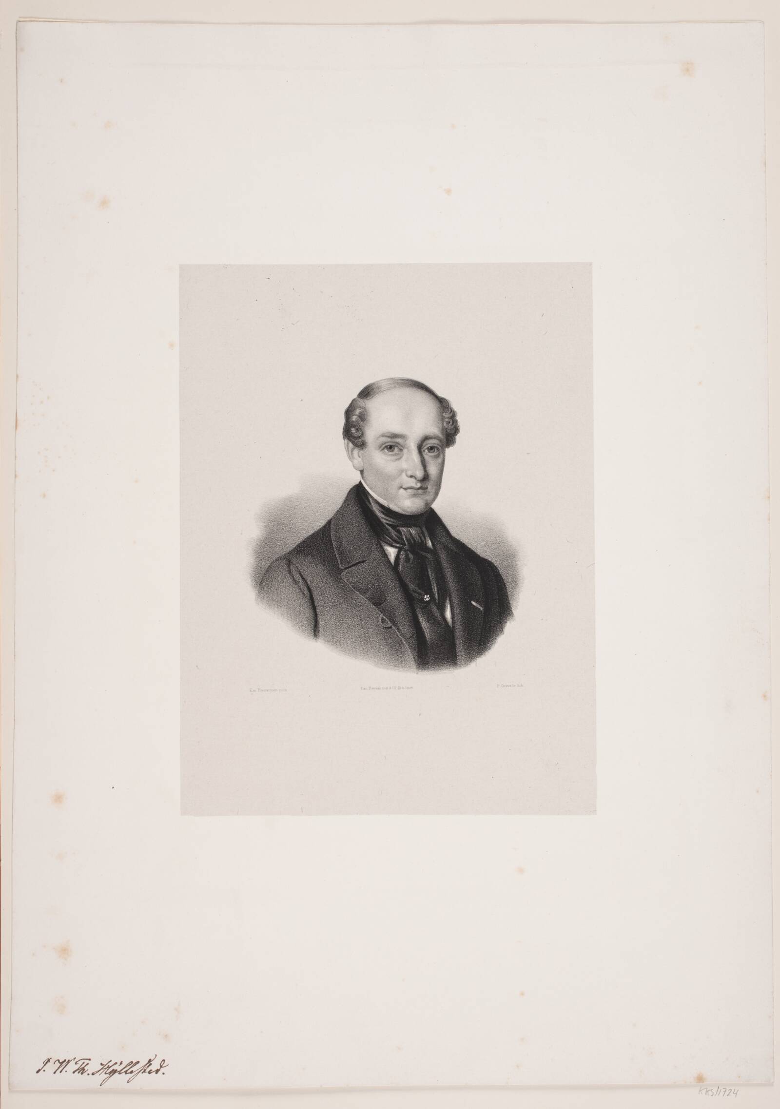 P.V.T. Hyllested, Peter Henrik Gemzøe, 1855