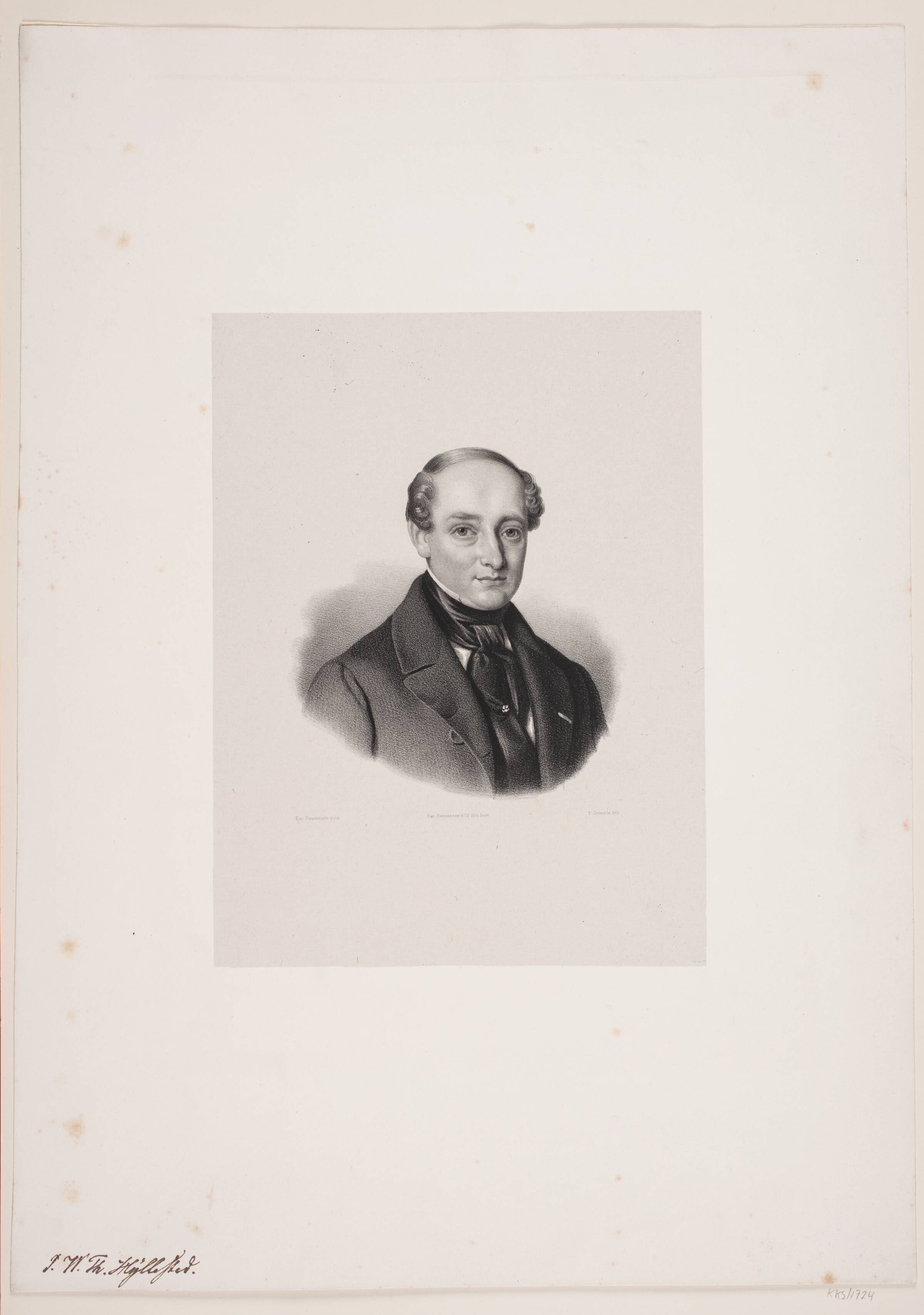 P.V.T. Hyllested, Peter Henrik Gemzøe, 1855