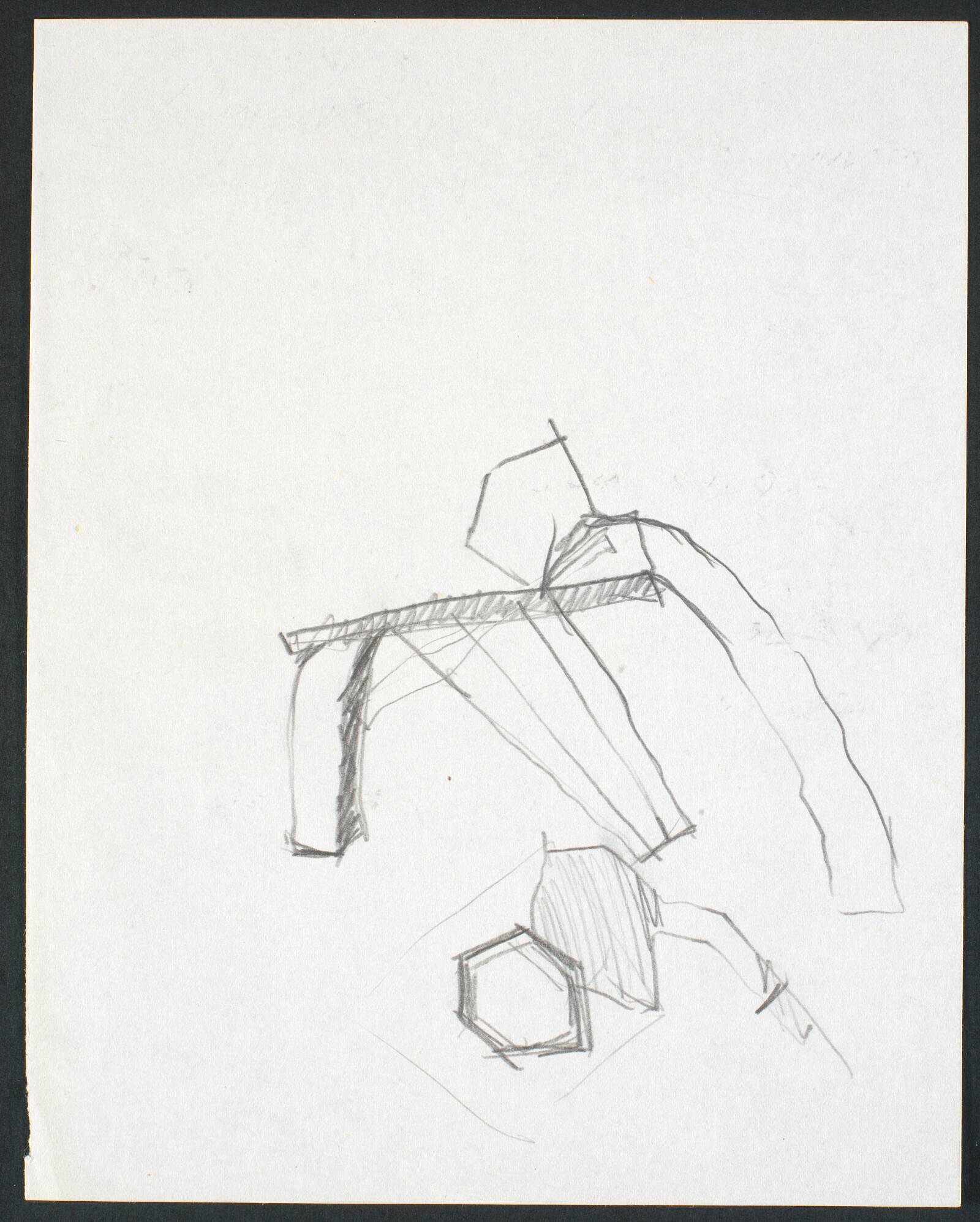 Tegning, Lone Høyer Hansen, 1983