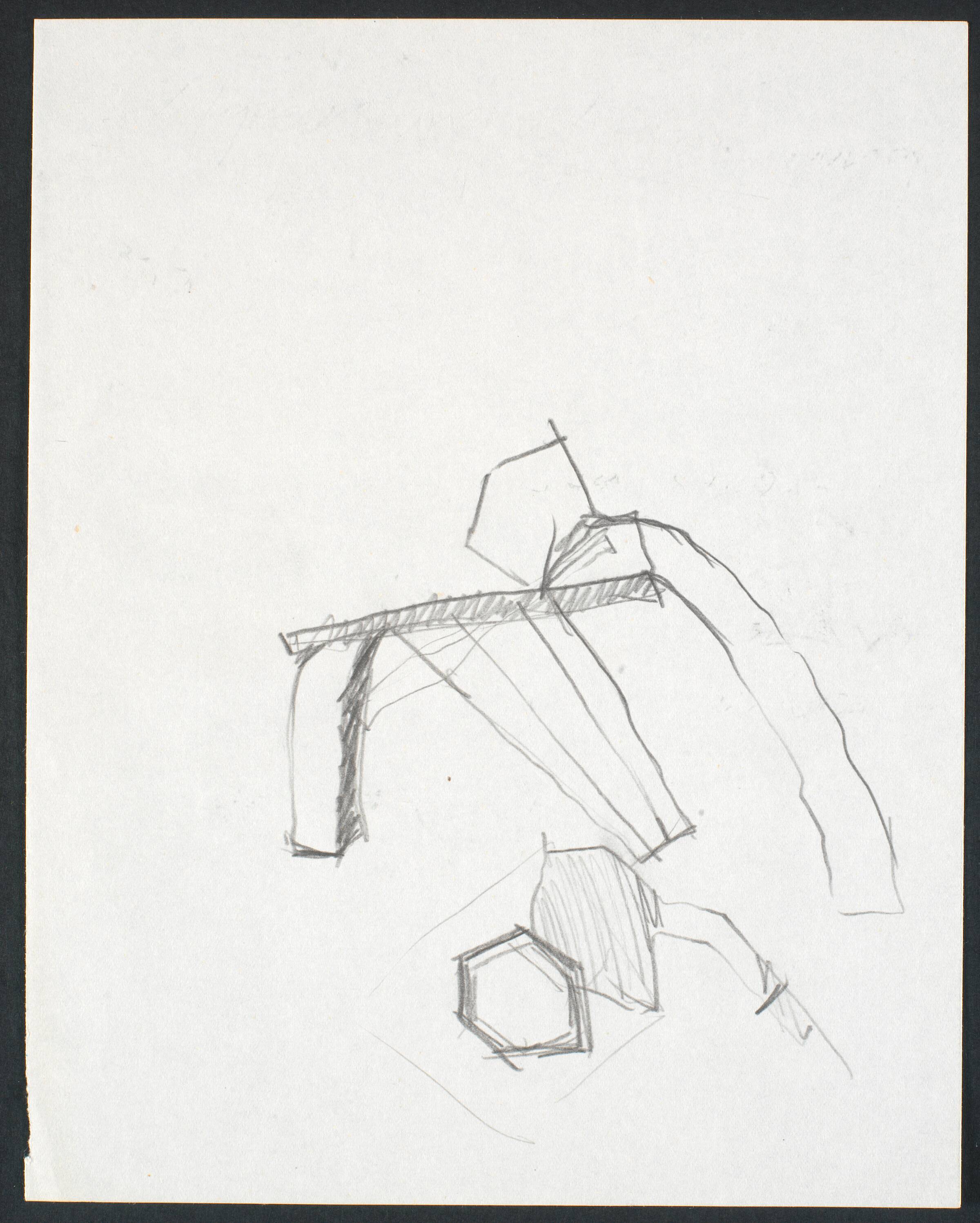 Tegning, Lone Høyer Hansen, 1983