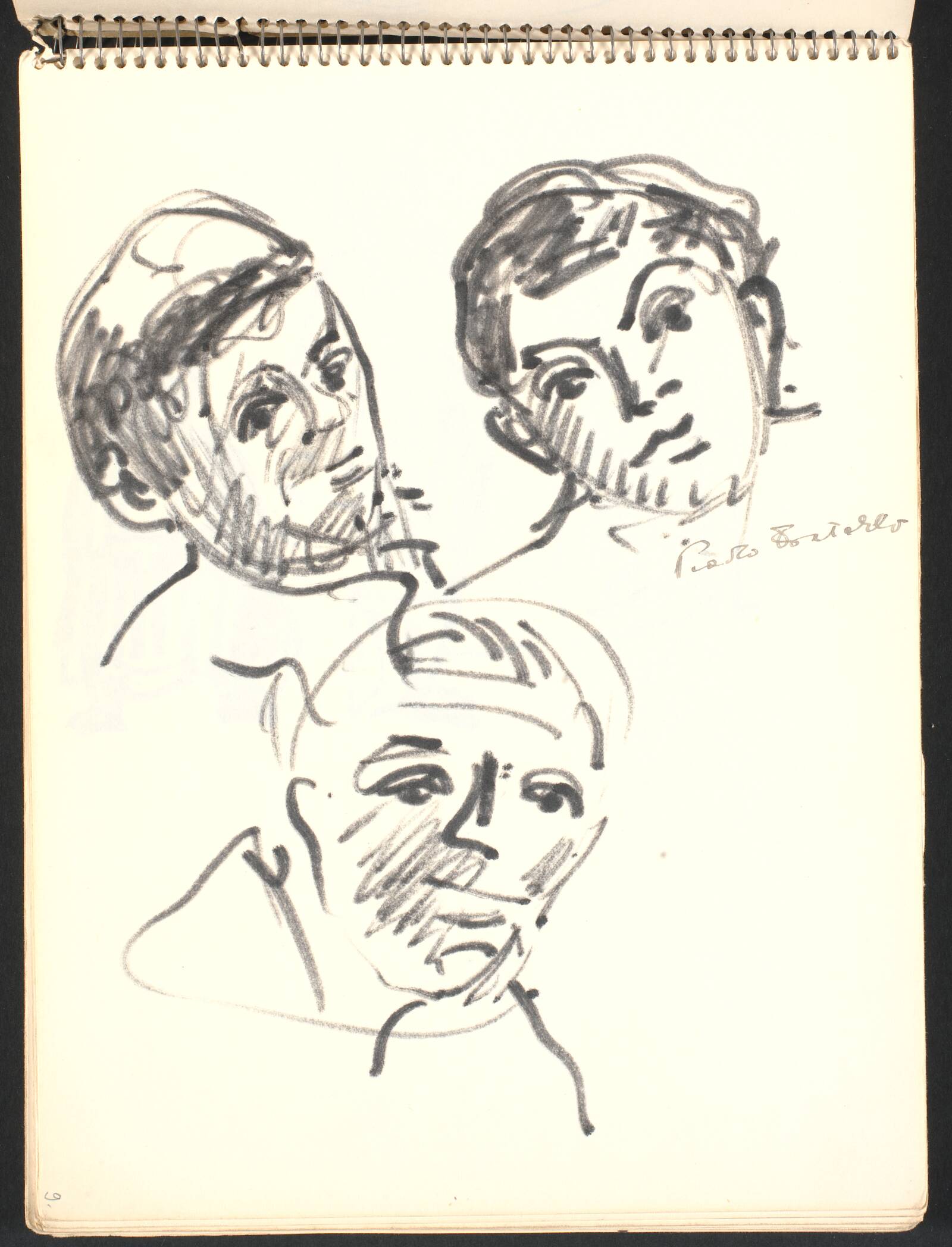 Tre mandsportrætter, Gottfred Eickhoff, 1952