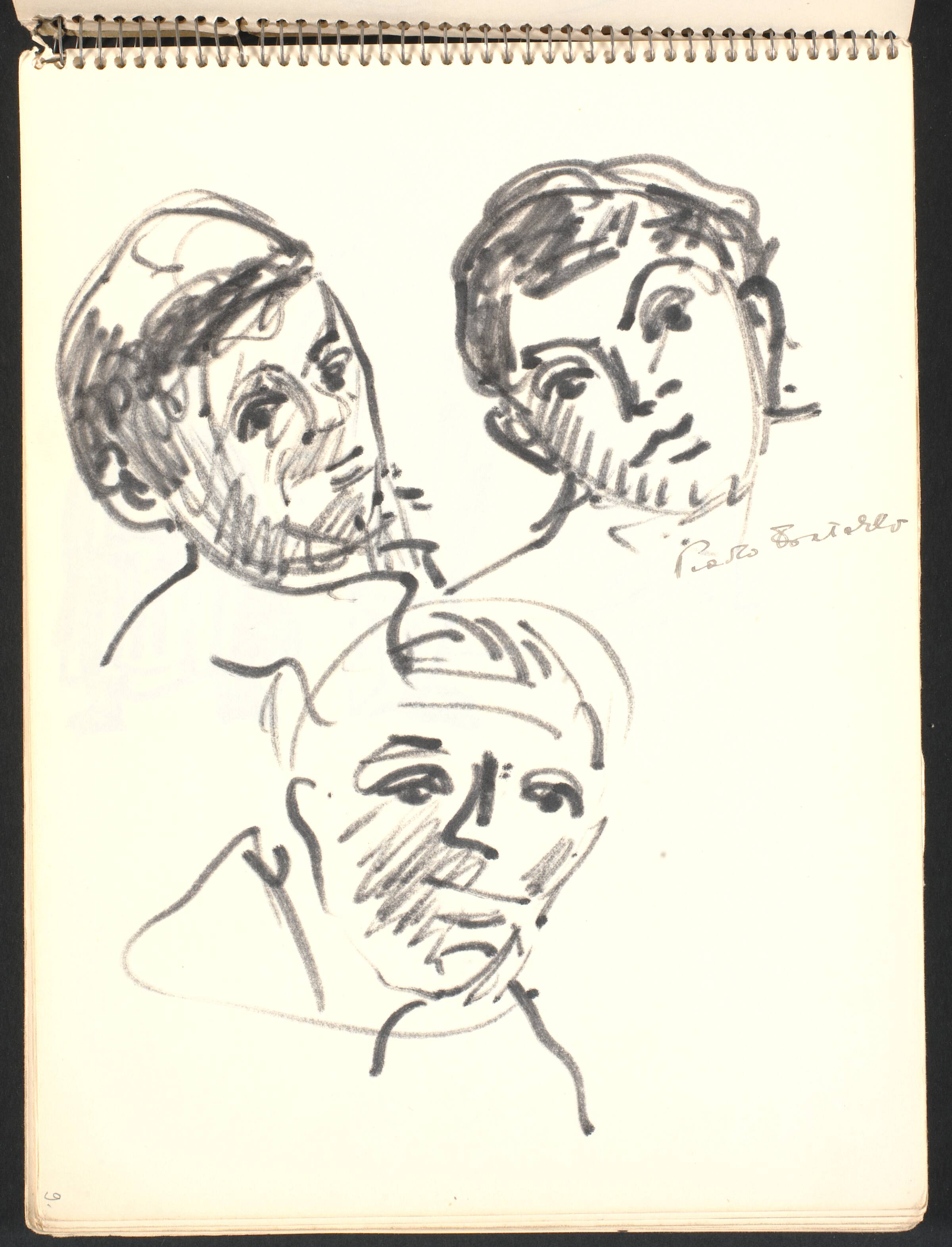 Tre mandsportrætter, Gottfred Eickhoff, 1952