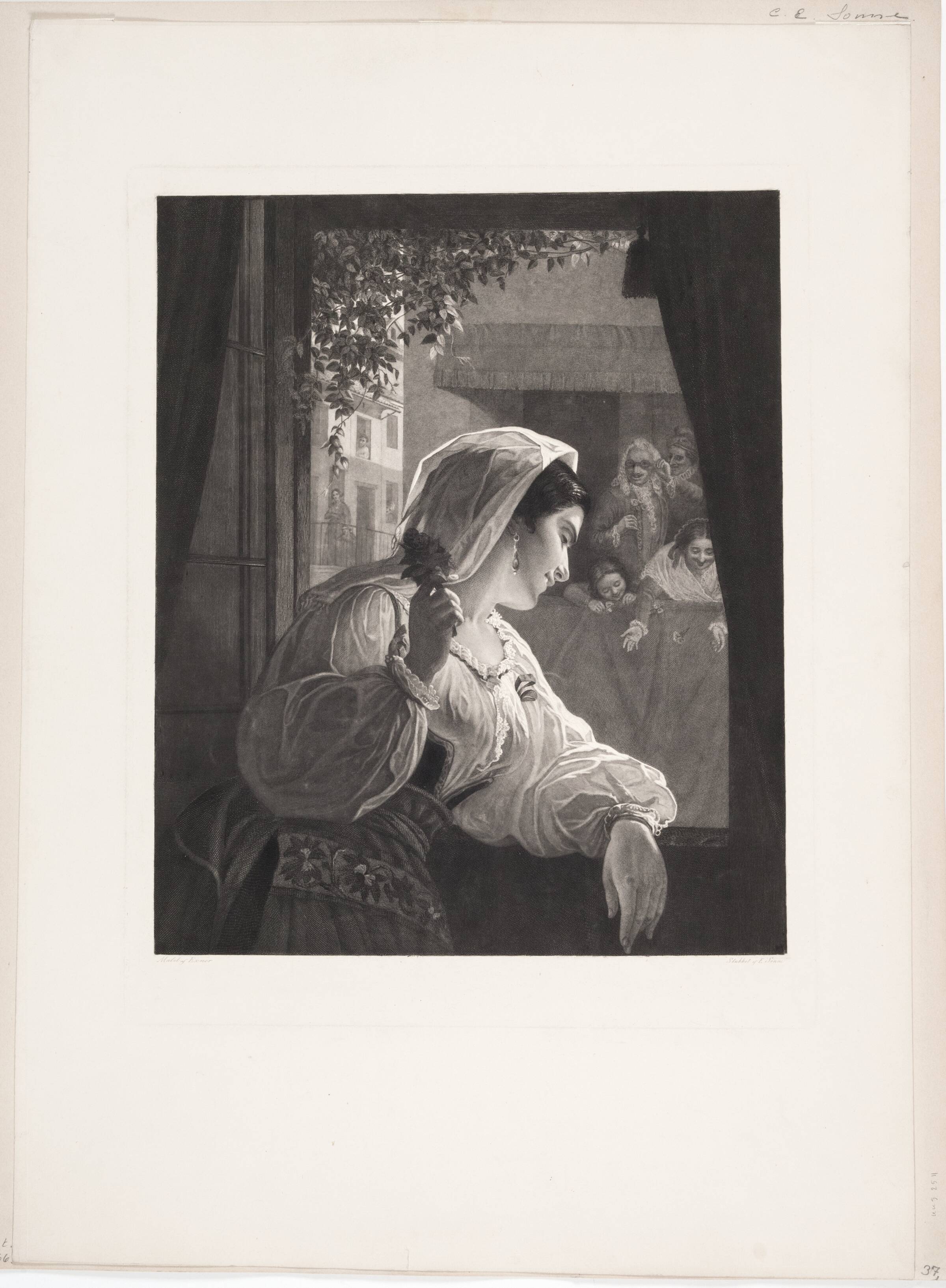 I karnevalstiden, Rom, Edvard Sonne, 1864-1868