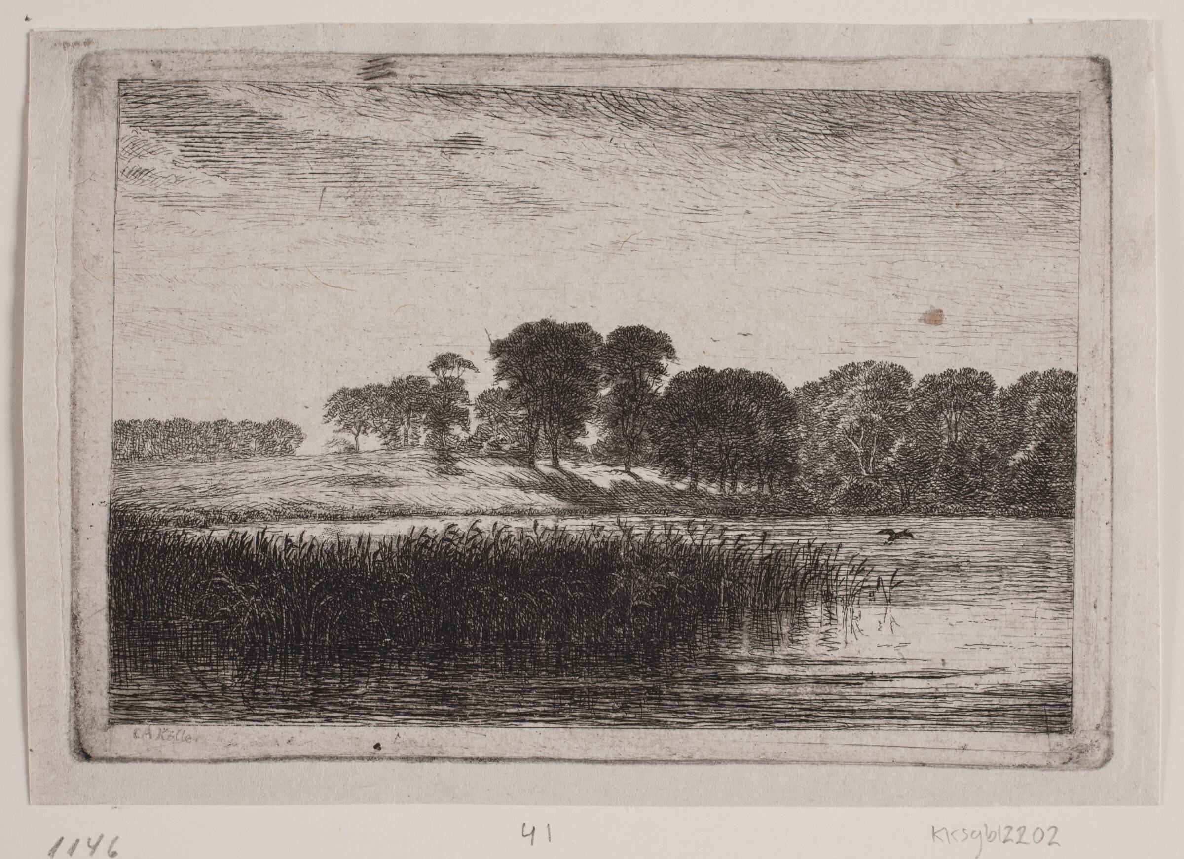 Ved Vesterborg sø, C.A. Kølle, 1827-1872