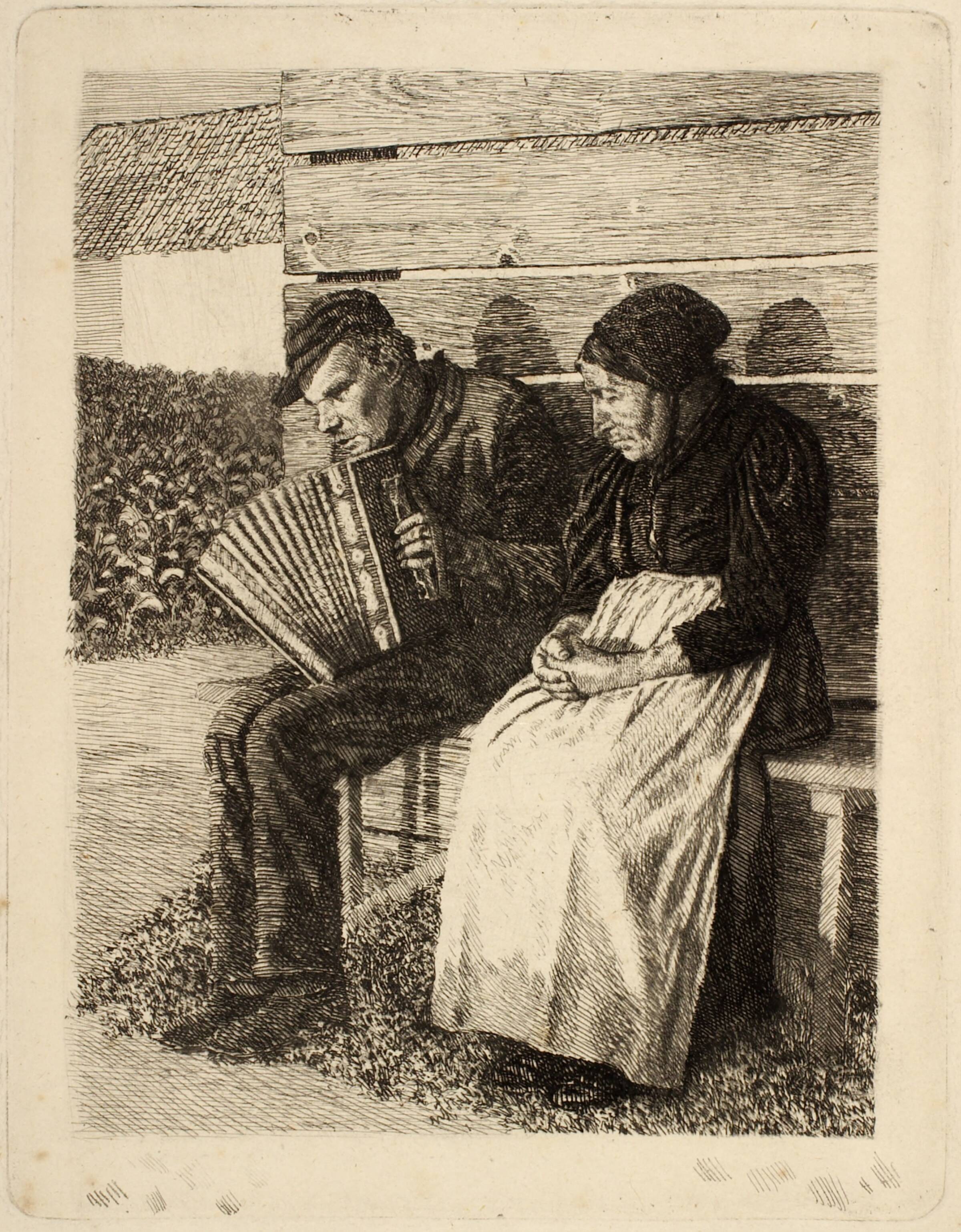 Den blinde og den gale, Jens Birkholm, 1907