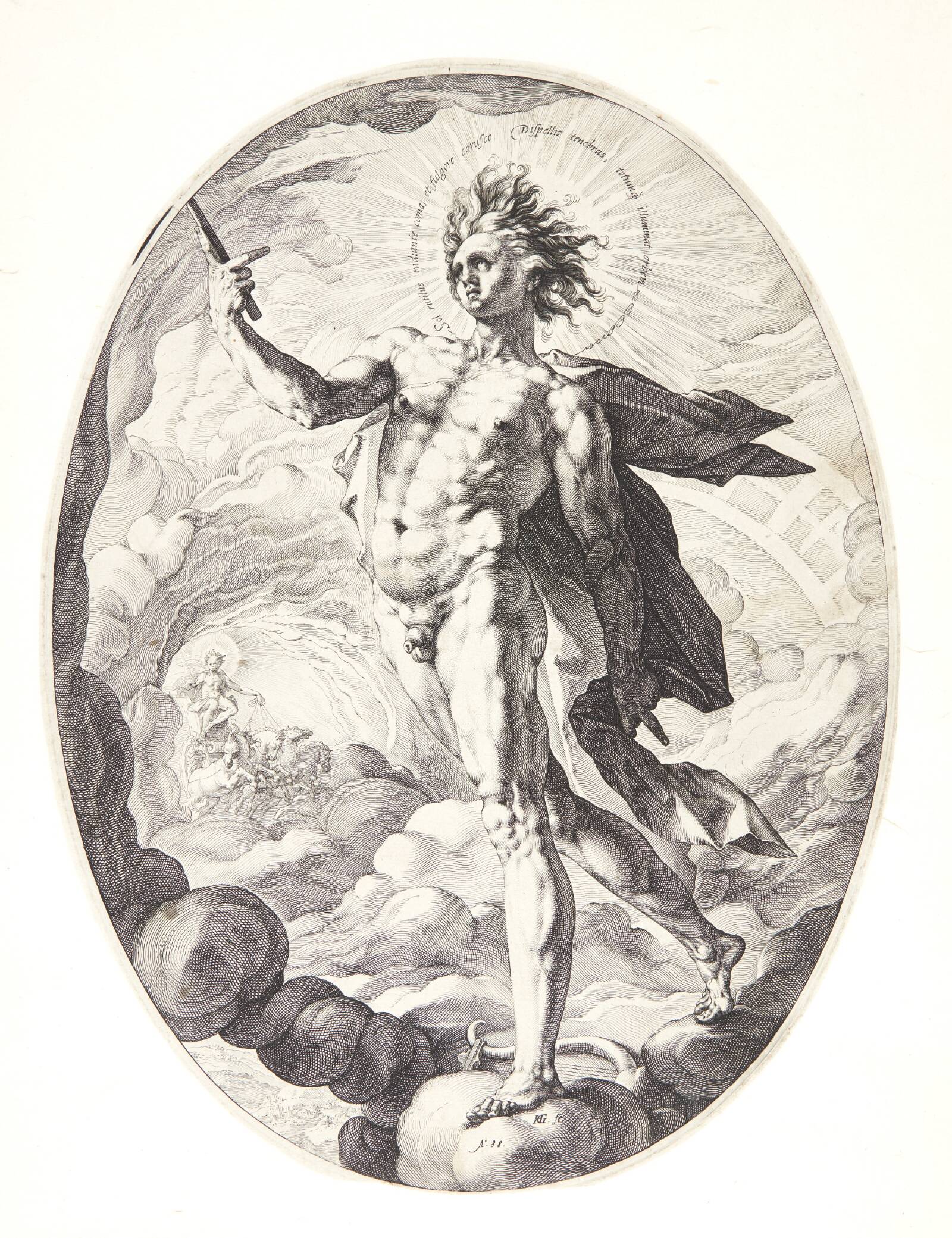 Apollon, Hendrick Goltzius, 1588