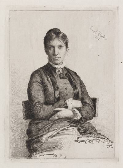 Portræt af Alma Bloch, f. Trepka