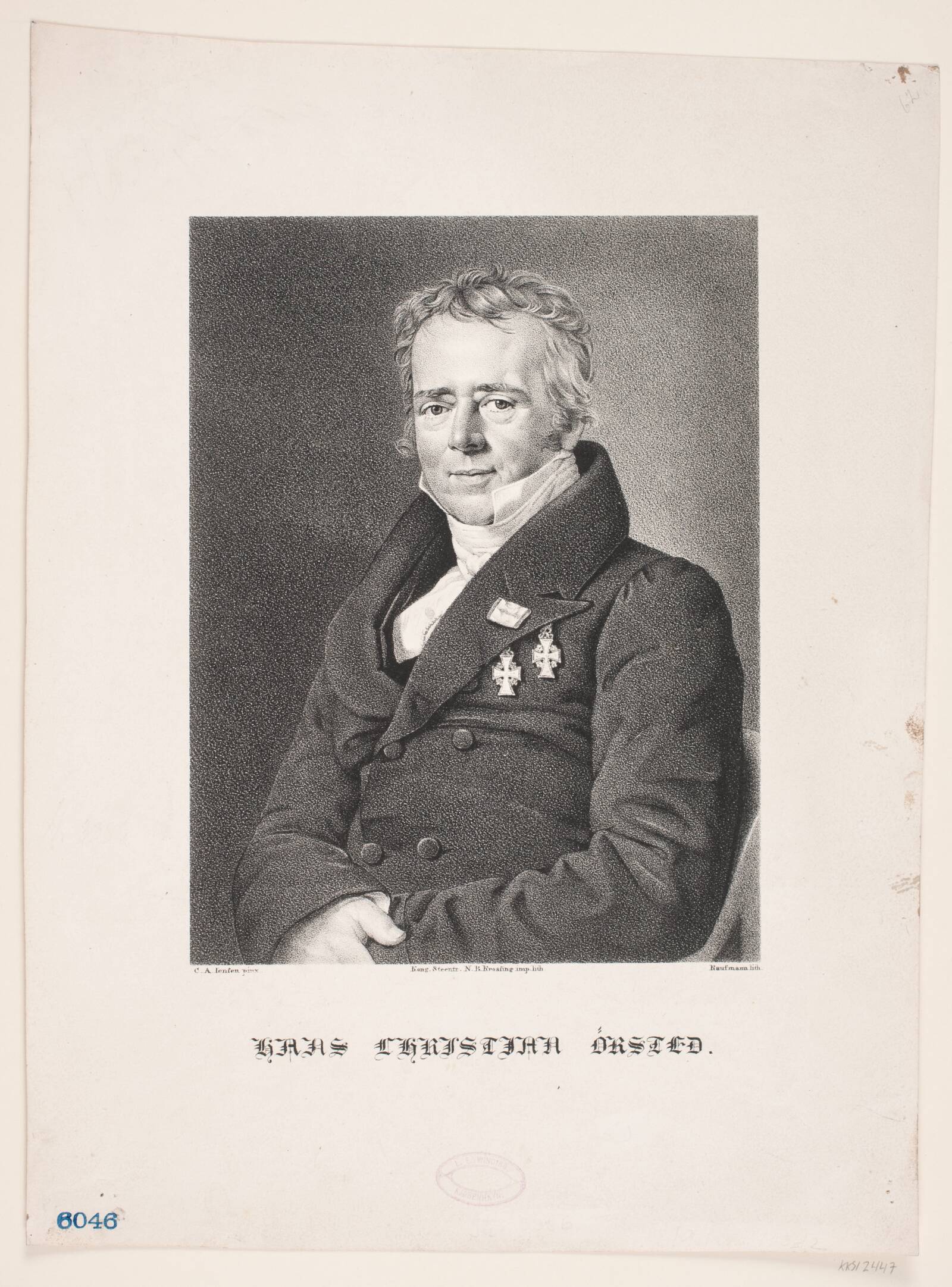 H. C. Ørsted, Asmus Kaufmann, 1839