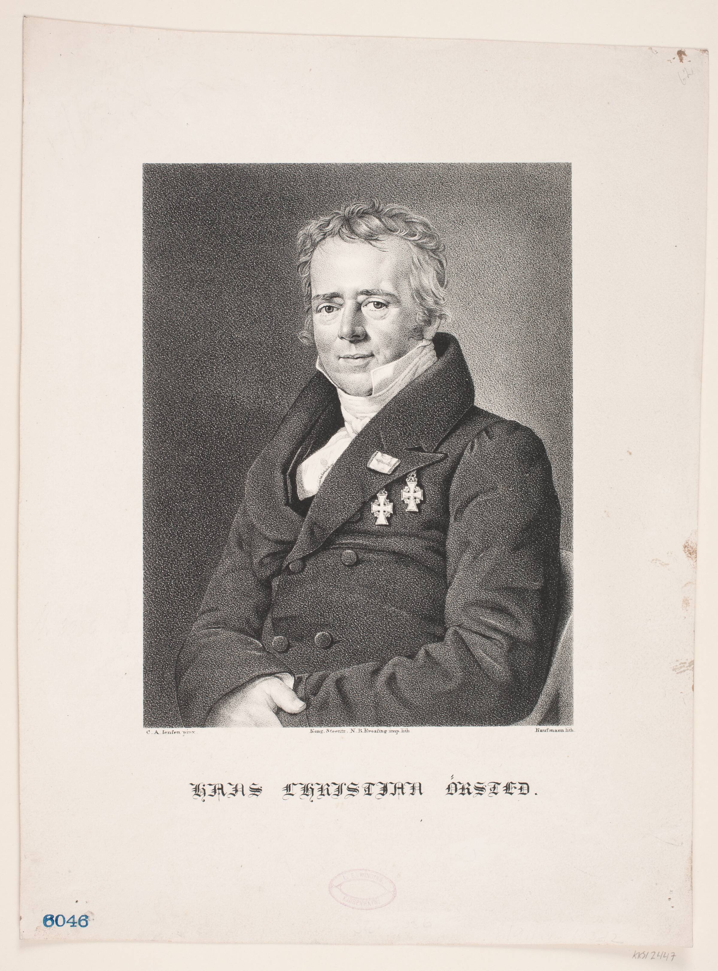 H. C. Ørsted, Asmus Kaufmann, 1839
