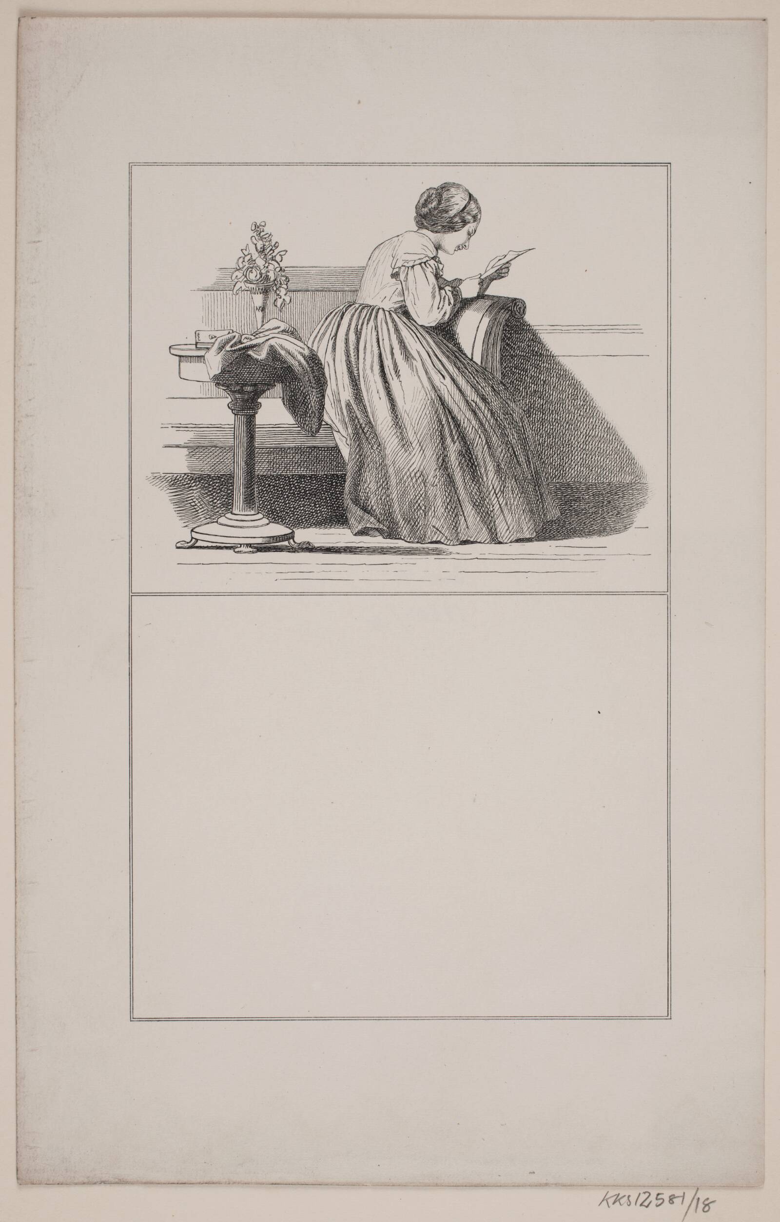 Et brev, Adolph Kittendorff, 1862