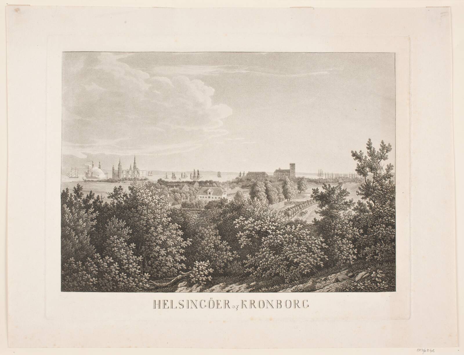 Helsingør og Kronborg, Søren Henrik Petersen, 1788-1860