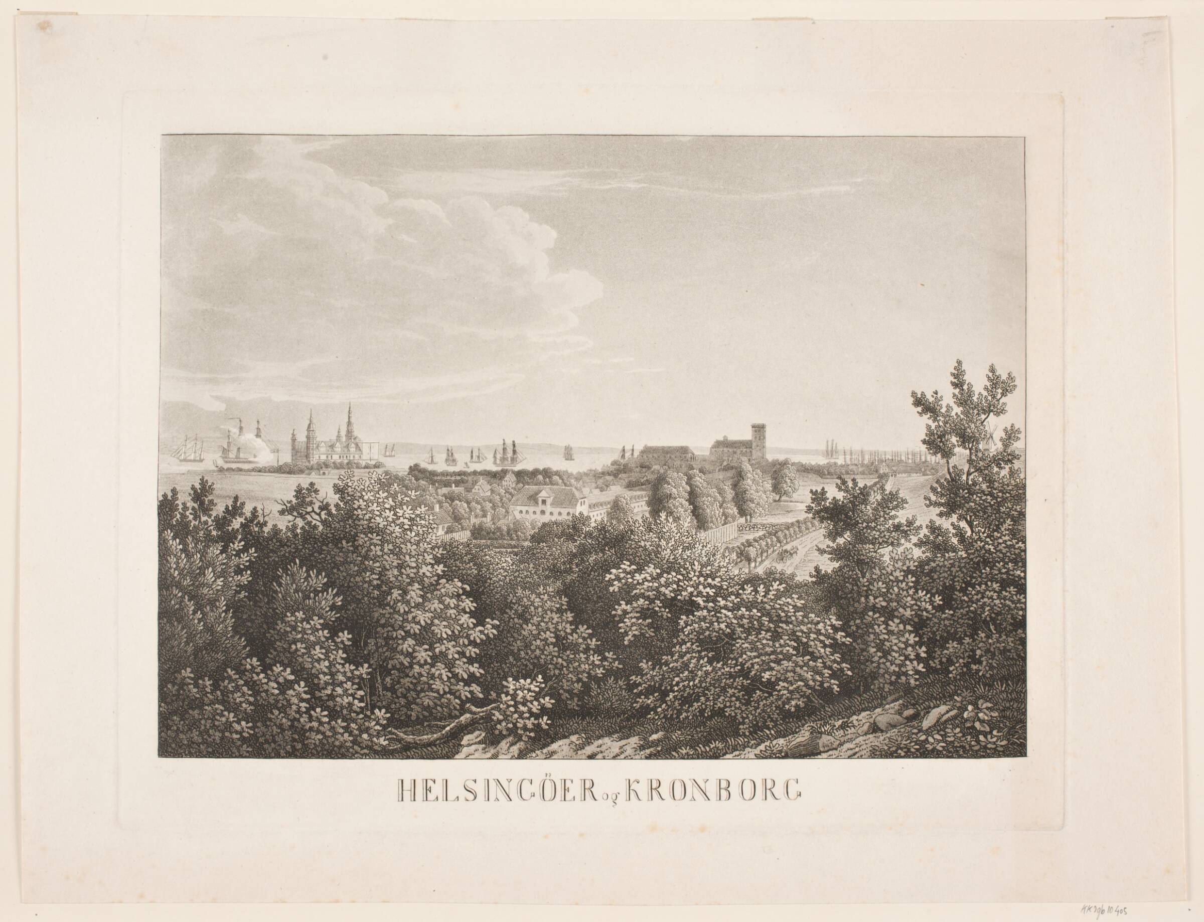 Helsingør og Kronborg, Søren Henrik Petersen, 1788-1860