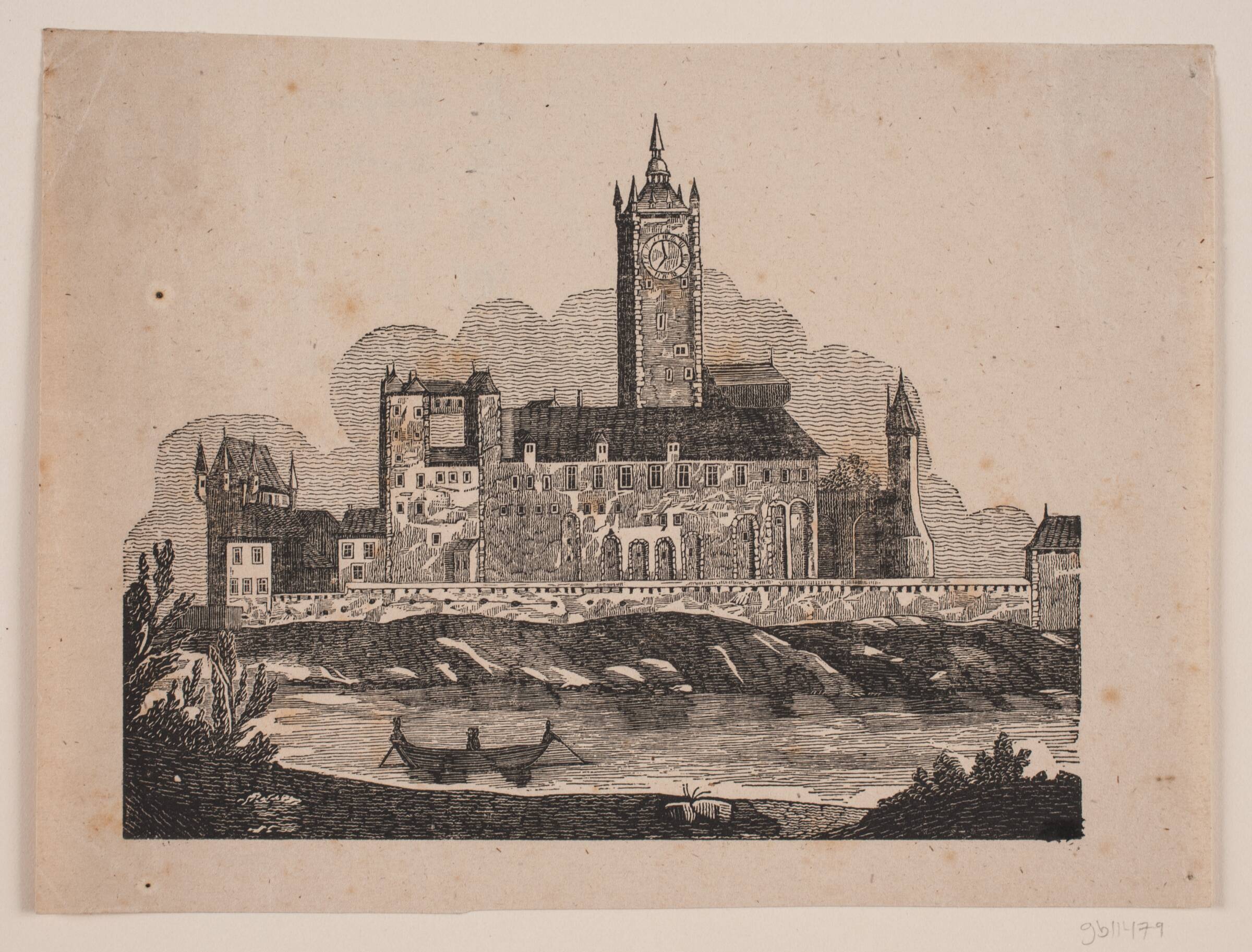 En befæstet borg, Andreas Flinch, 1813-1872