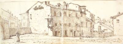 Gade i Monte Pincio-kvarteret, Rom