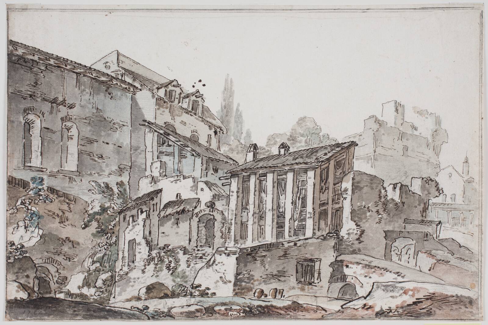 Arkitekturkomposition, Rom, Jens Petersen Lund, 1762