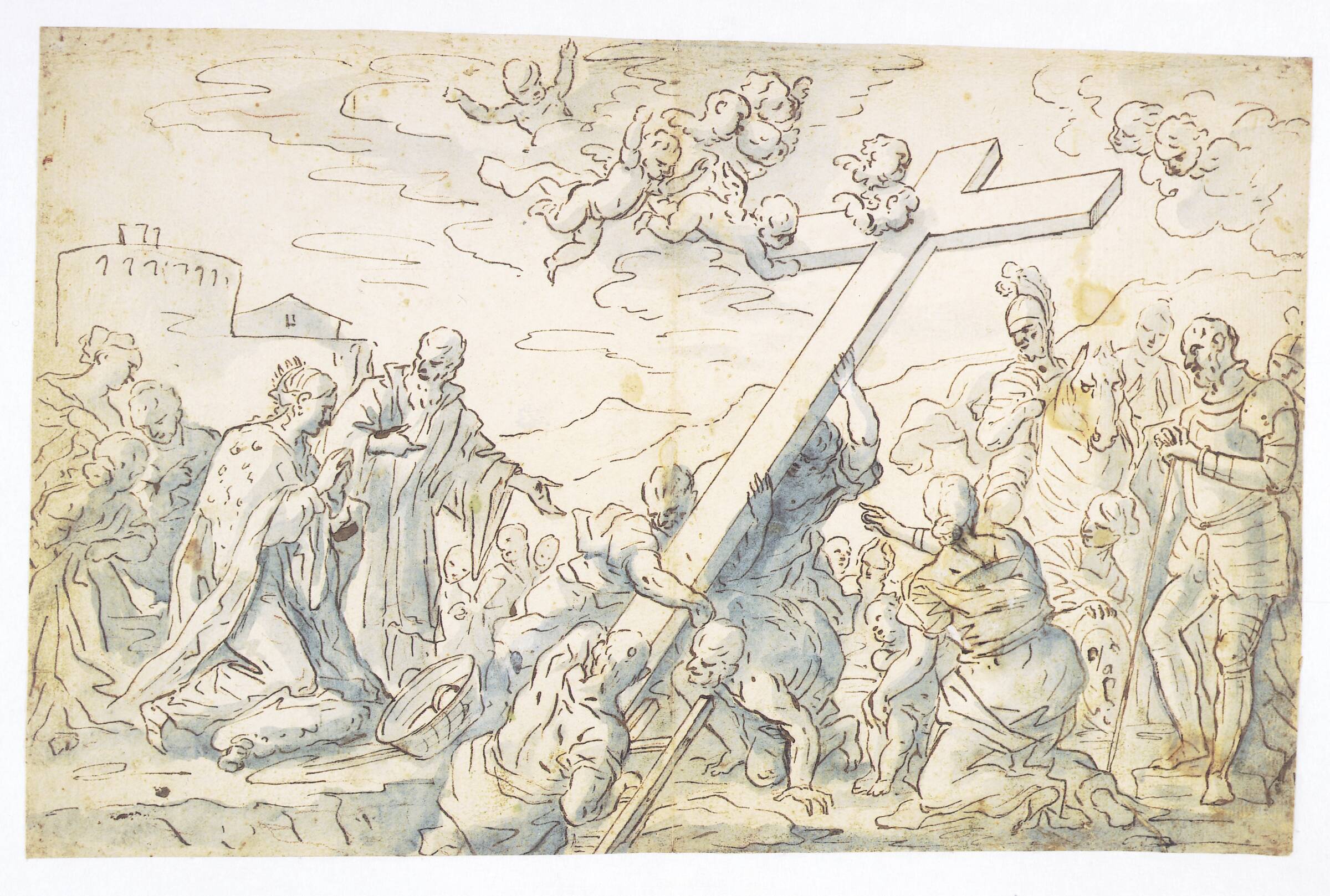 Opdagelsen af det sande kors, Francesco la Marra, 1770-1790