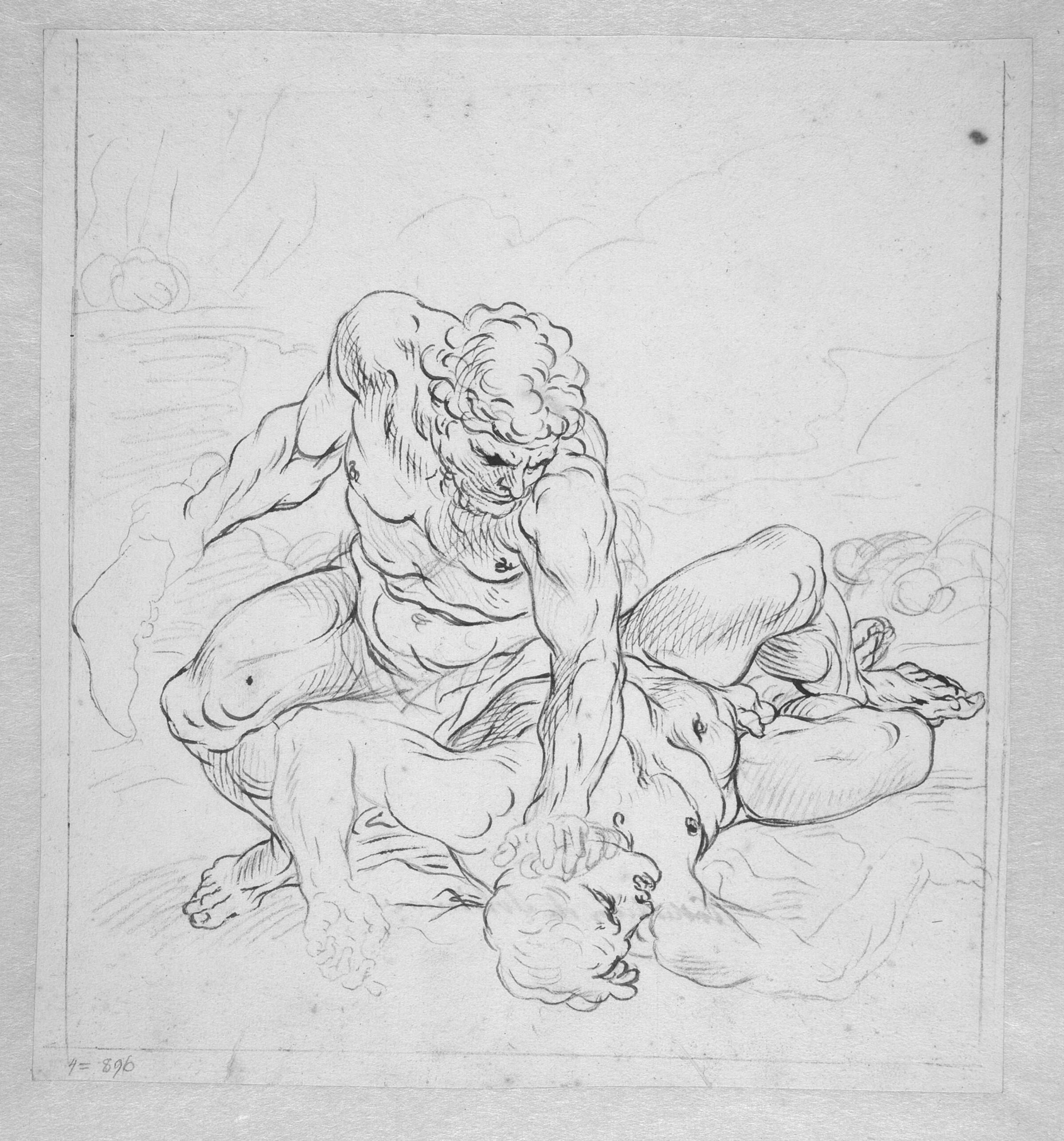 Kain slår Abel ihjel, Francesco la Marra, 1710-1780