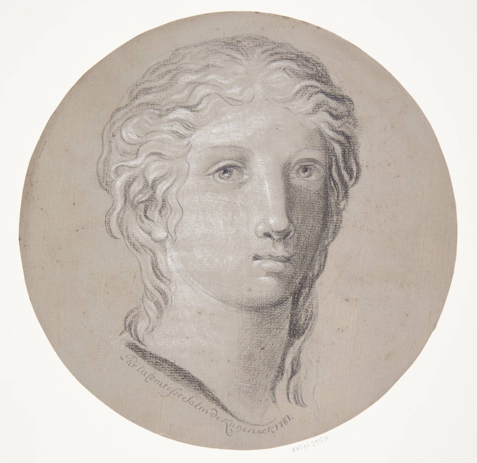 Kvindeportræt, Grevinde Salm de Kageneck, 1781