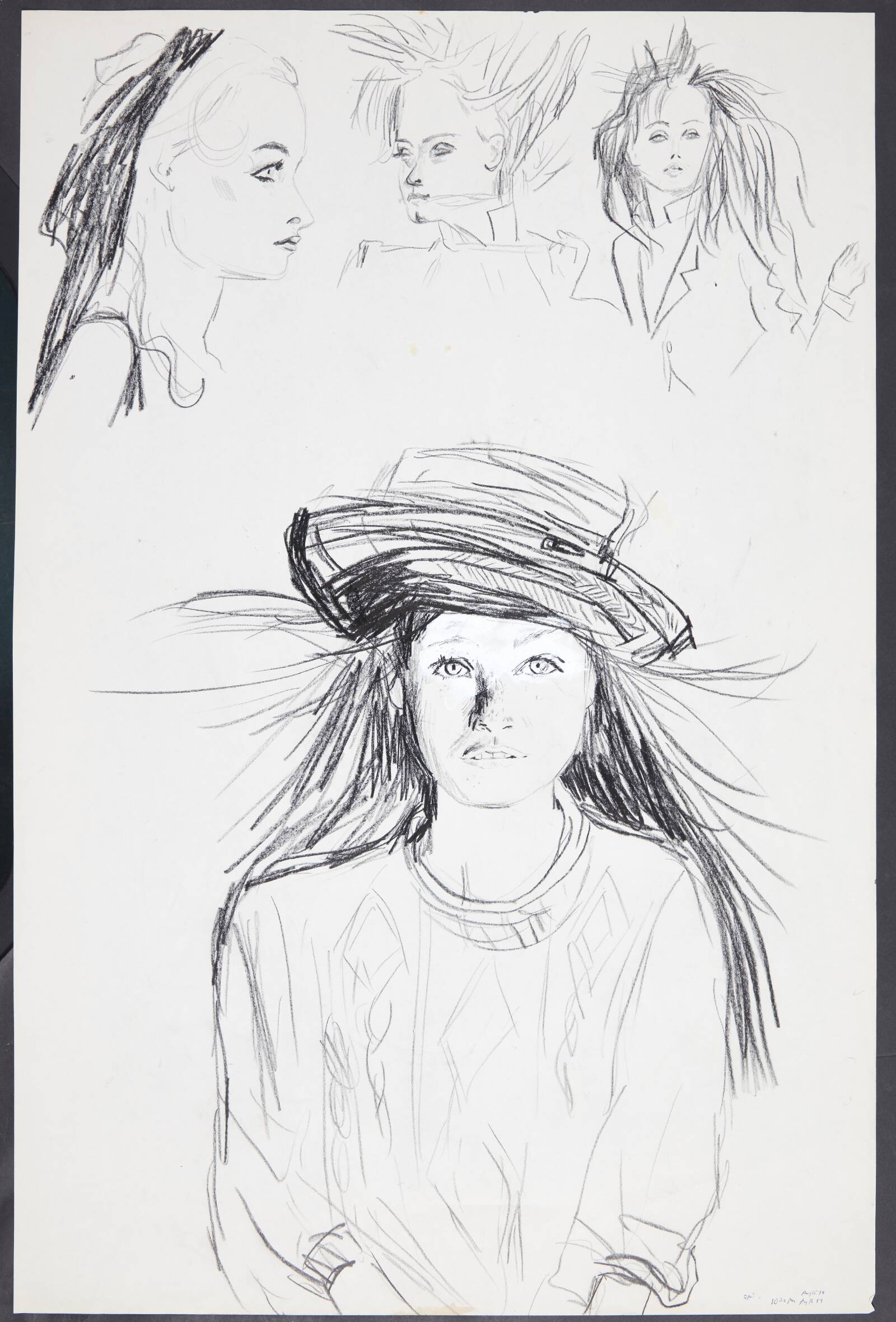 De tre muser, Karen Kilimnik, 1989