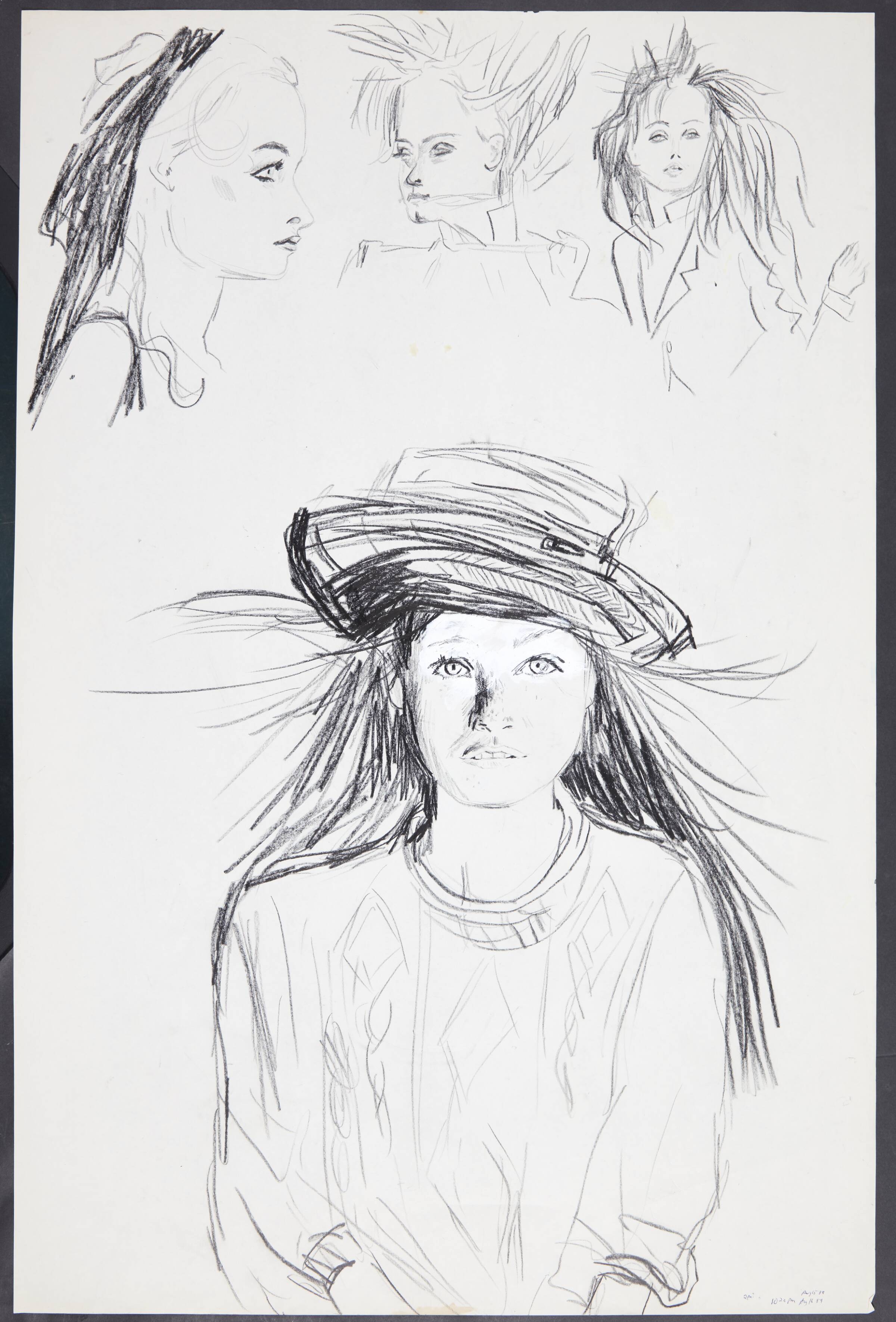 De tre muser, Karen Kilimnik, 1989