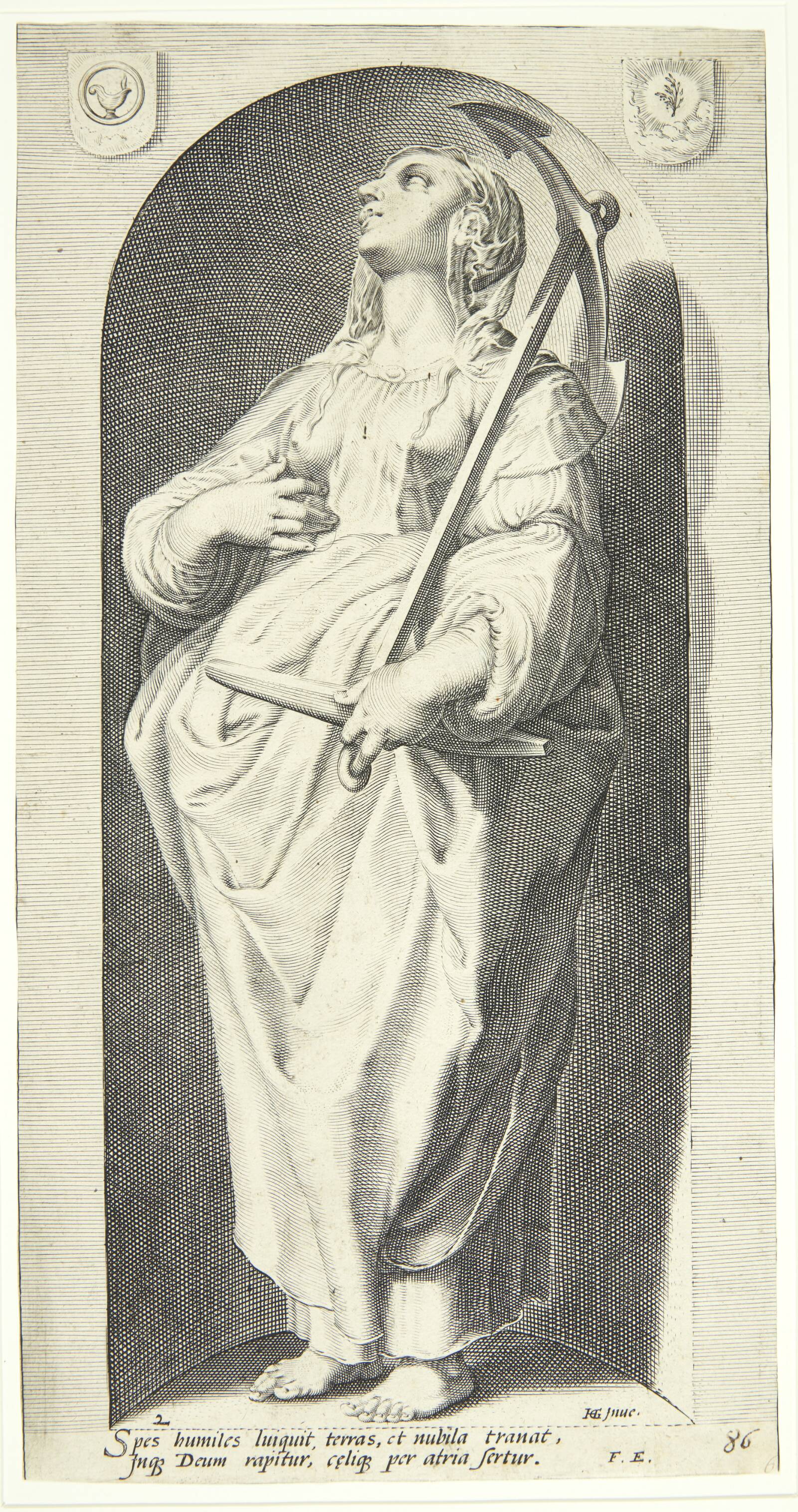 Håb, Jacob Matham, 1593